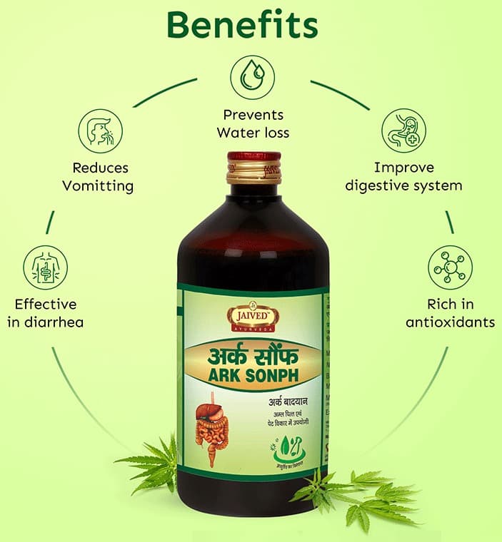 Jaived Ayurveda Ark Sonph  Improves Digesiton