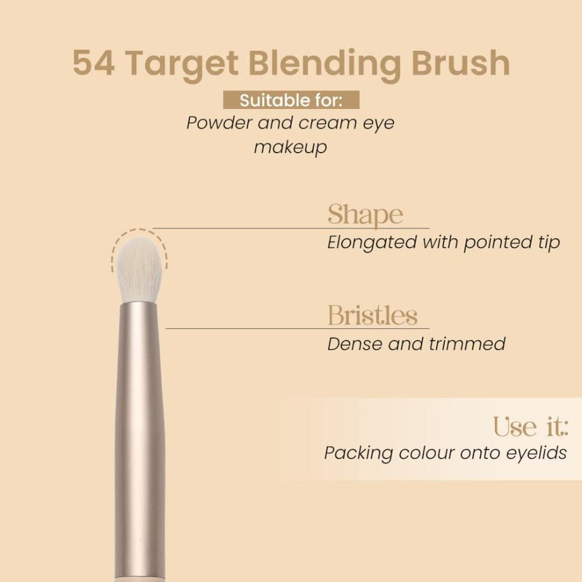 Milagro Beauty Target Blending Brush 54