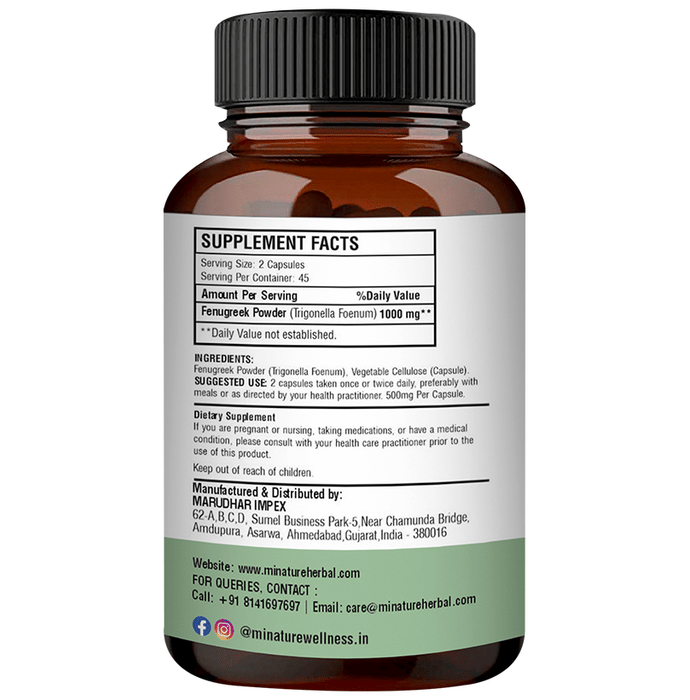 Minature Fenugreek Capsules