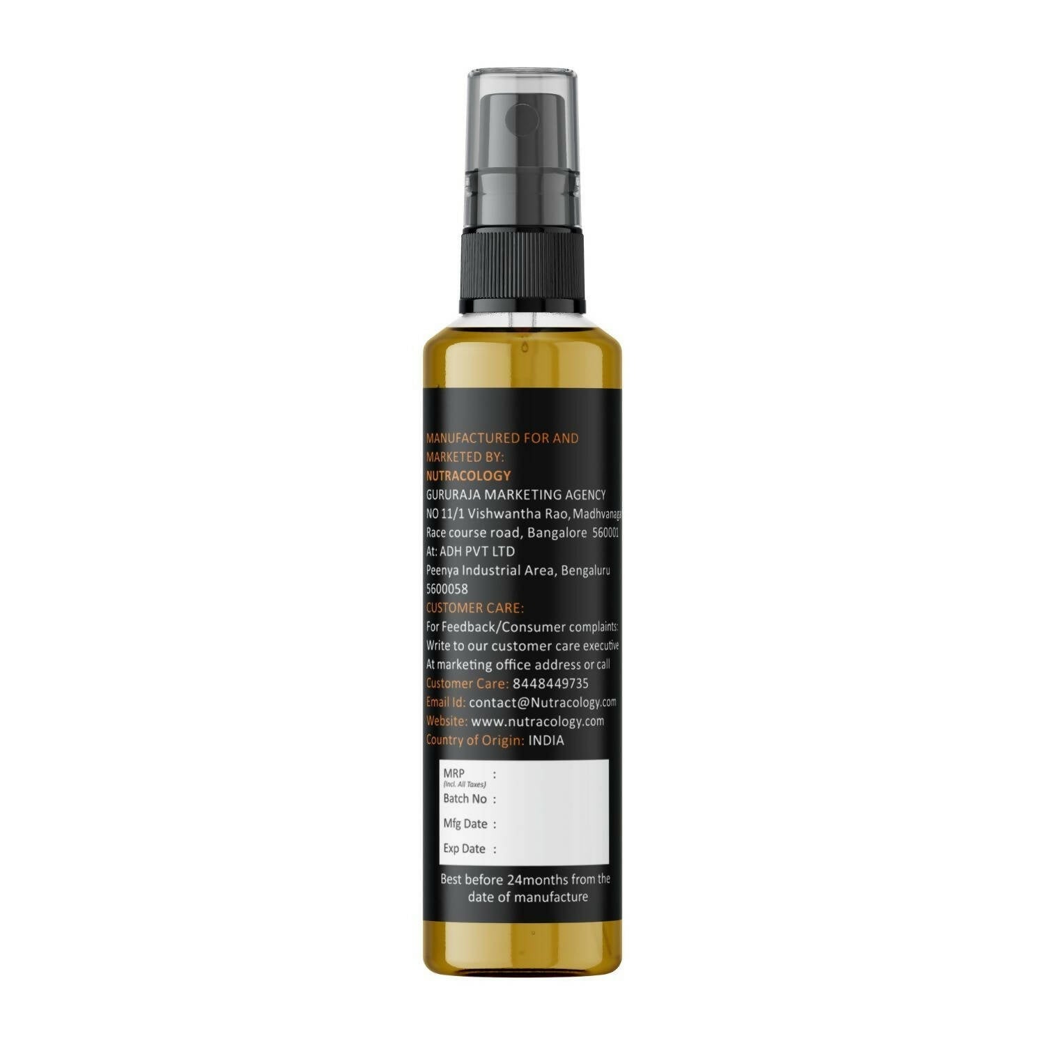 Nutracology Erekt Oil for Strength & Power - Men