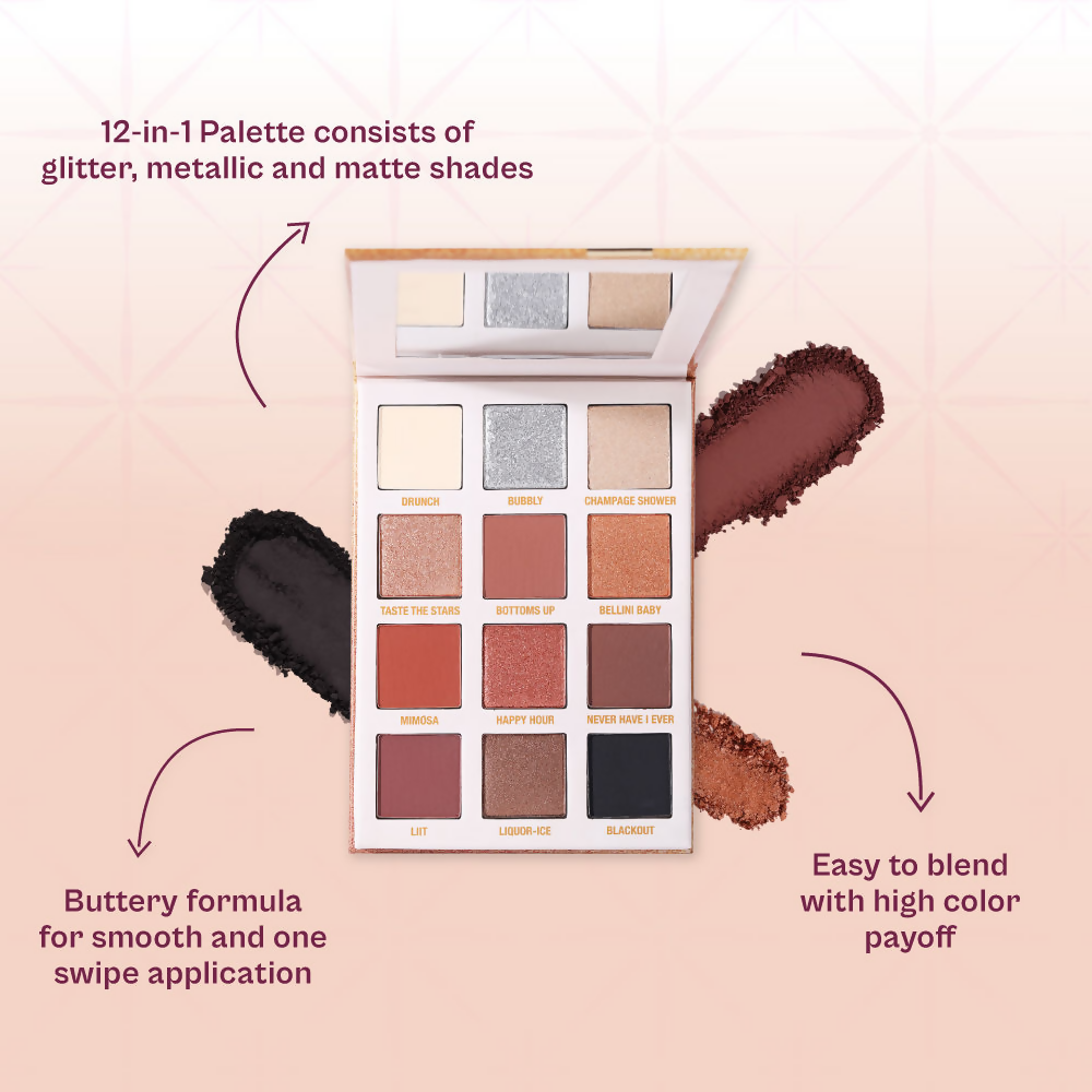 Typsy Beauty Pop Fizz Clink Champagne Eyeshadow Palette