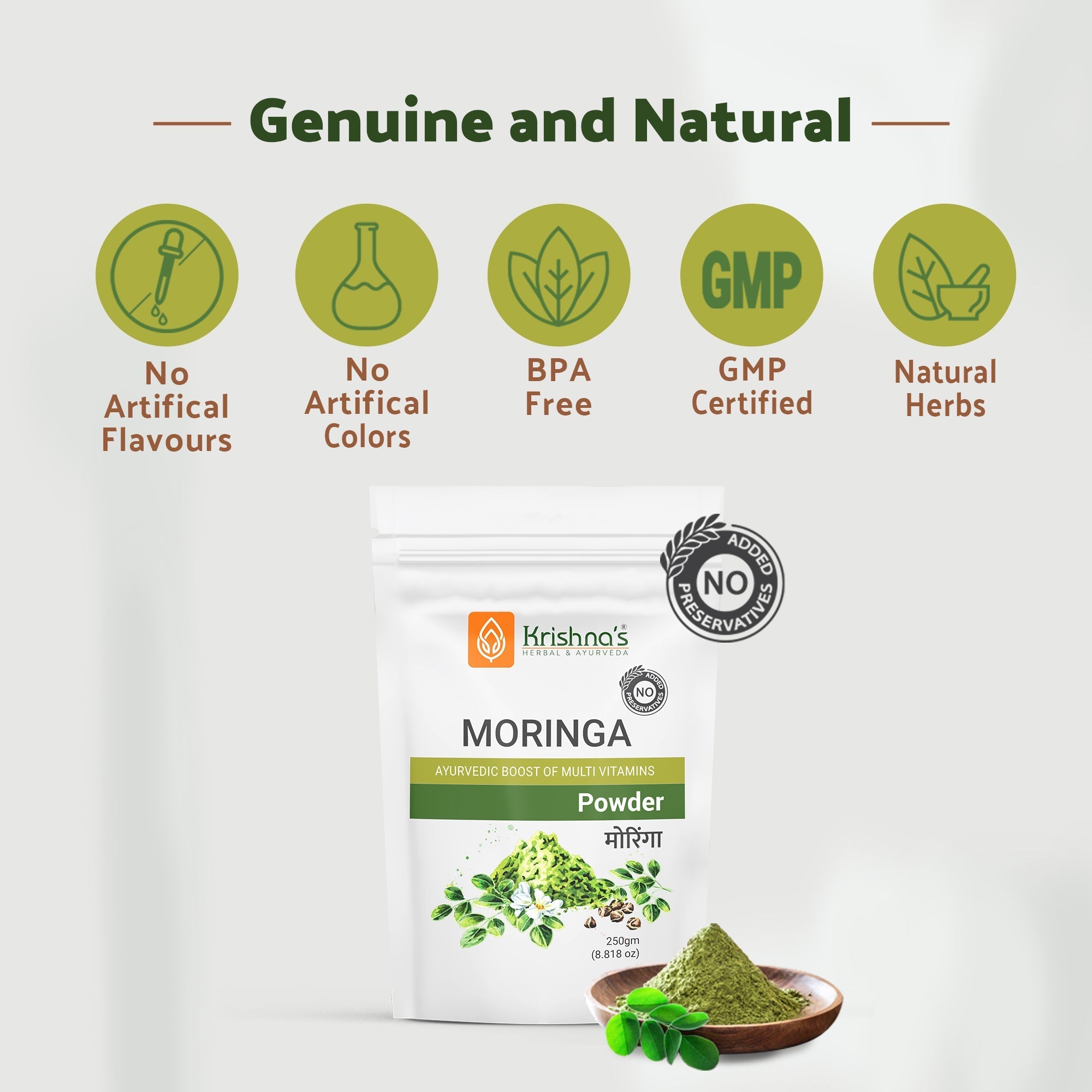 Krishna'S Herbal & Ayurveda Moringa Powder