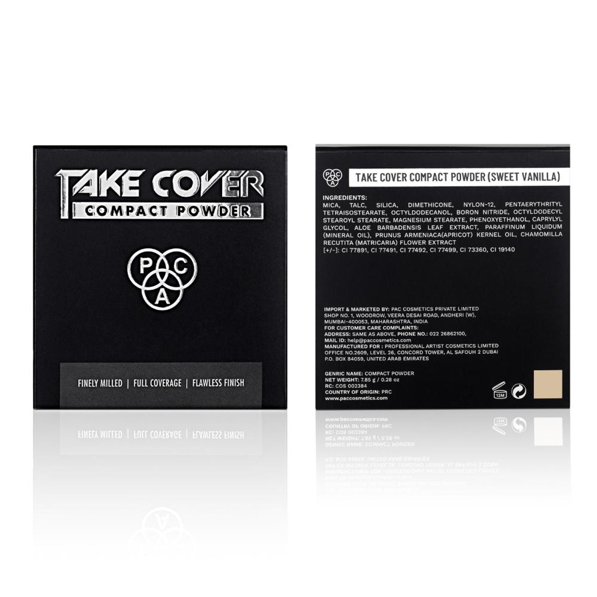 PAC Studio Take Cover Compact Powder - 04 sweet Vanilla
