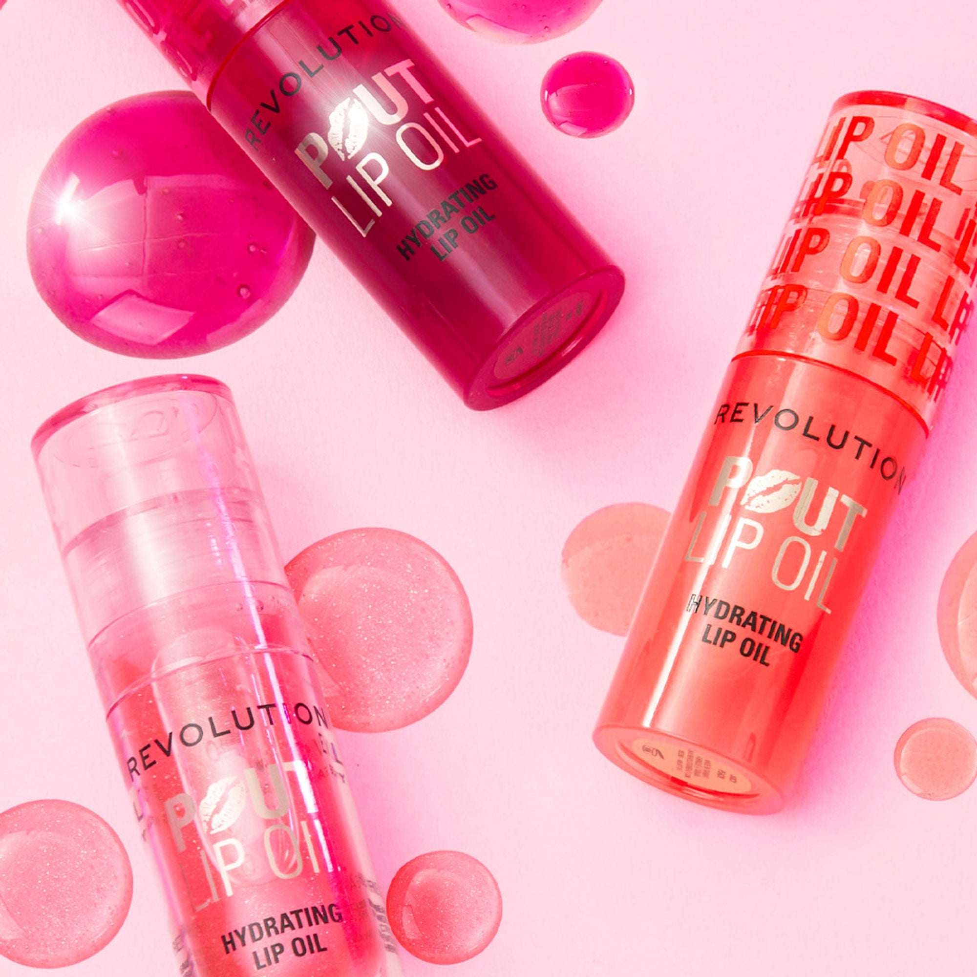 Makeup Revolution Pout Lip Oil - Juicy Peach
