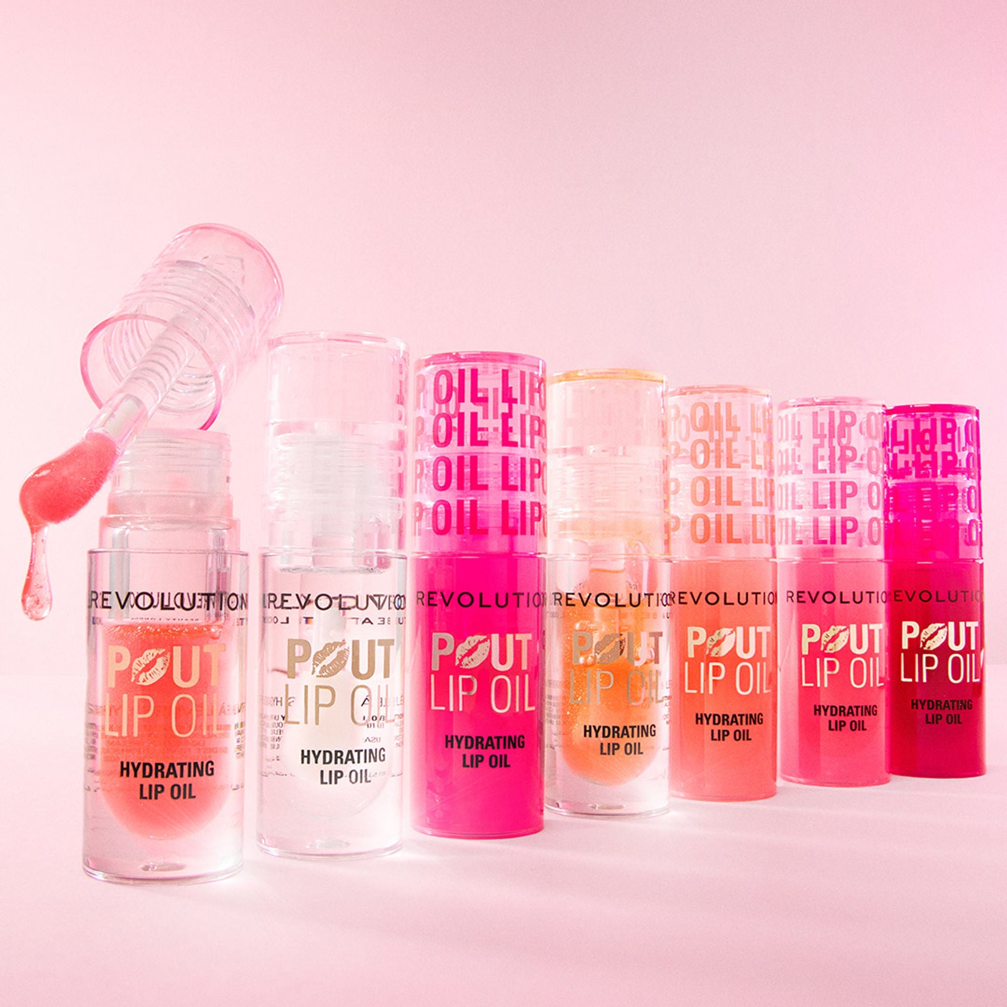 Makeup Revolution Pout Lip Oil - Juicy Peach