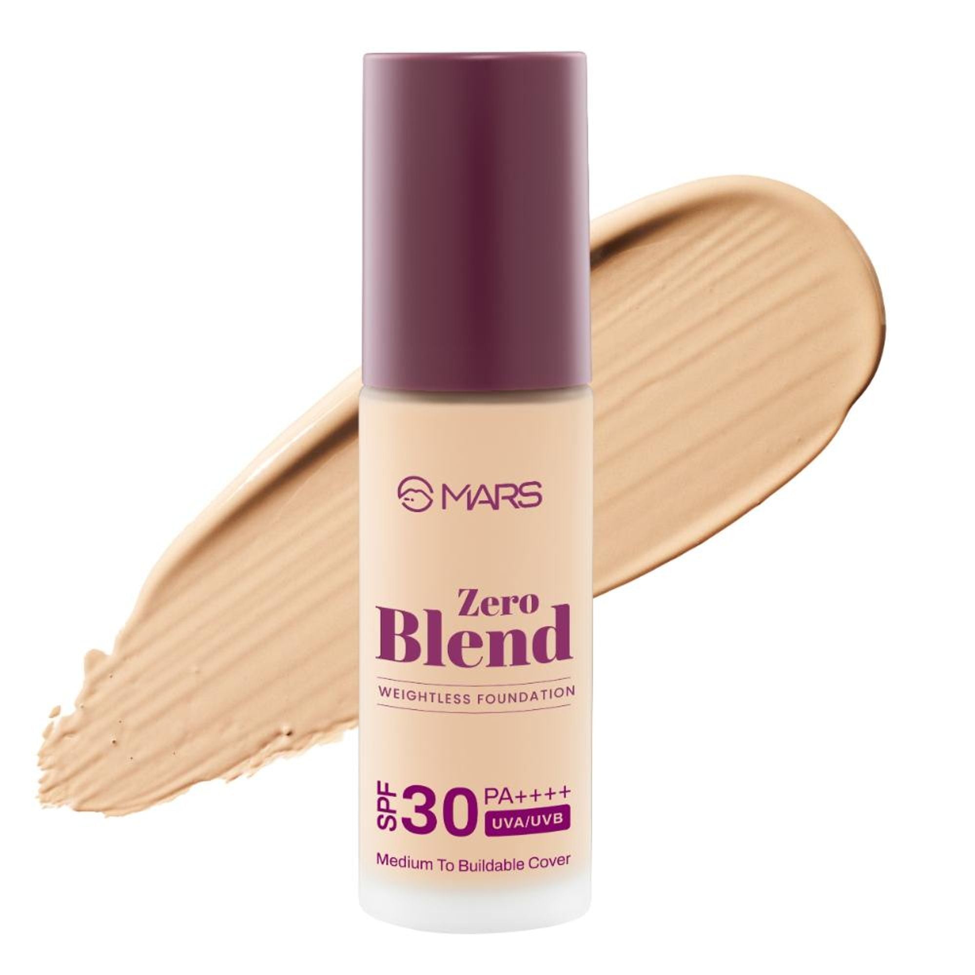 MARS Cosmetics SPF30 PA+++ Zero Blend Weightless Foundation - 05 Biscotti Bliss