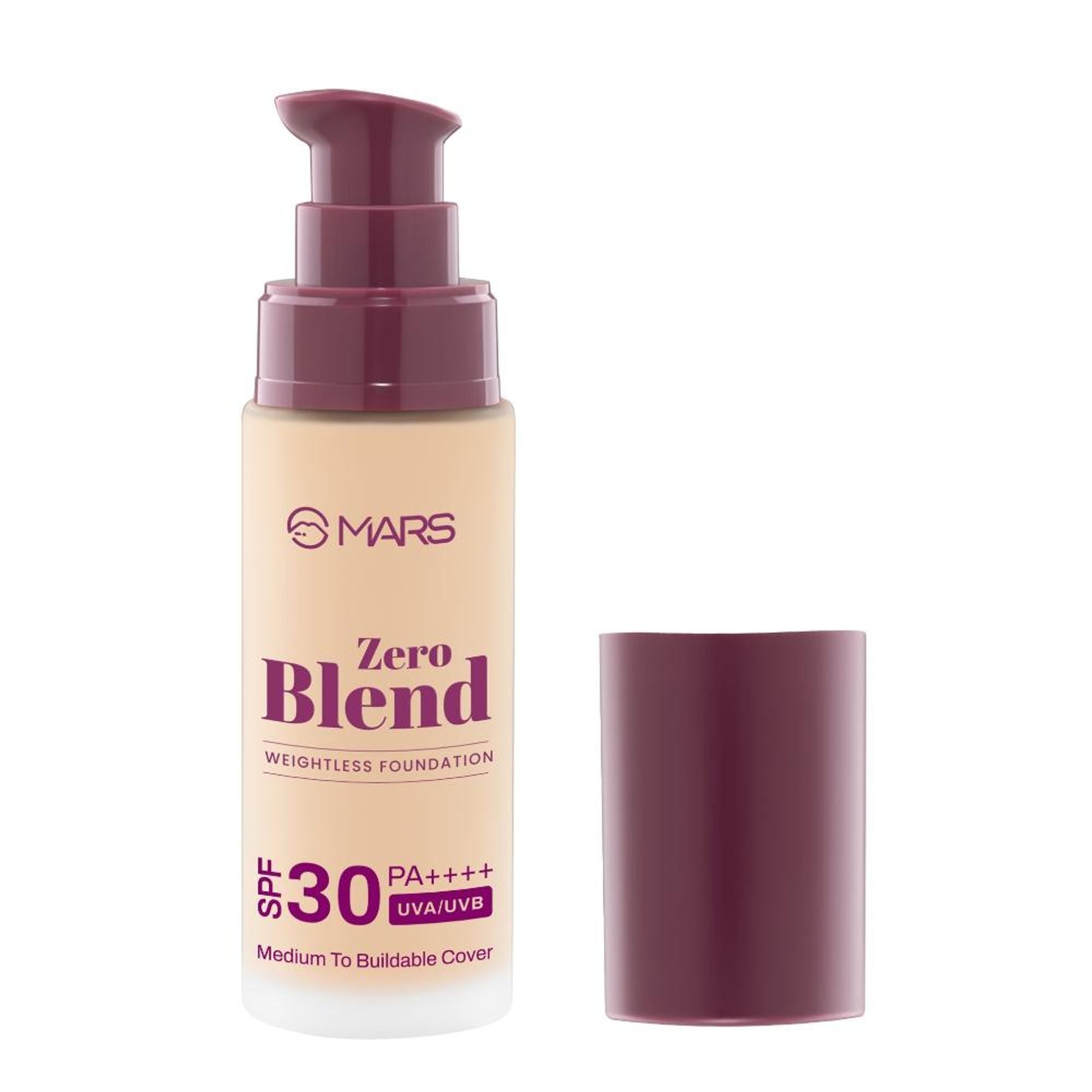 MARS Cosmetics SPF30 PA+++ Zero Blend Weightless Foundation - 05 Biscotti Bliss