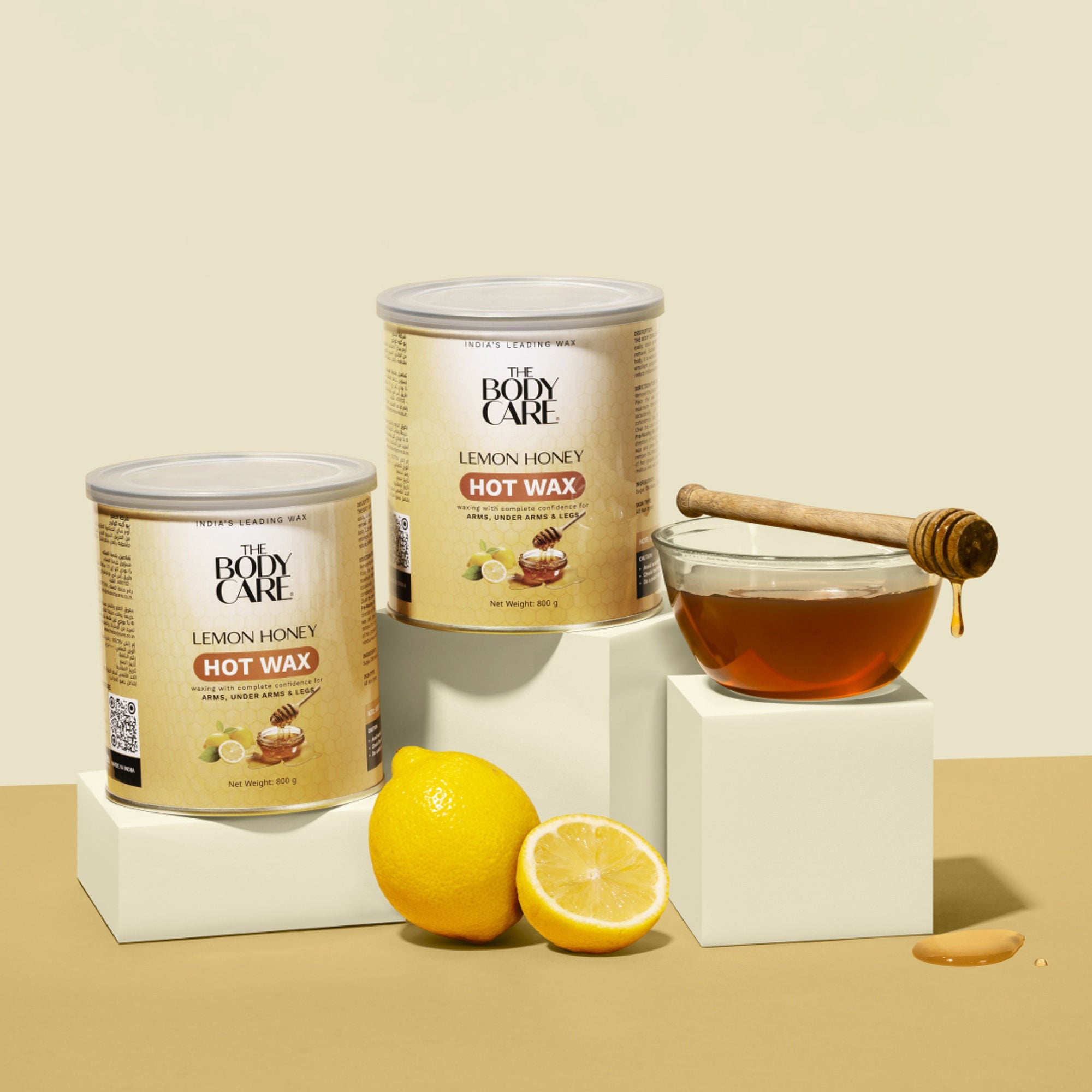 The Body Care Lemon Honey Hot Wax