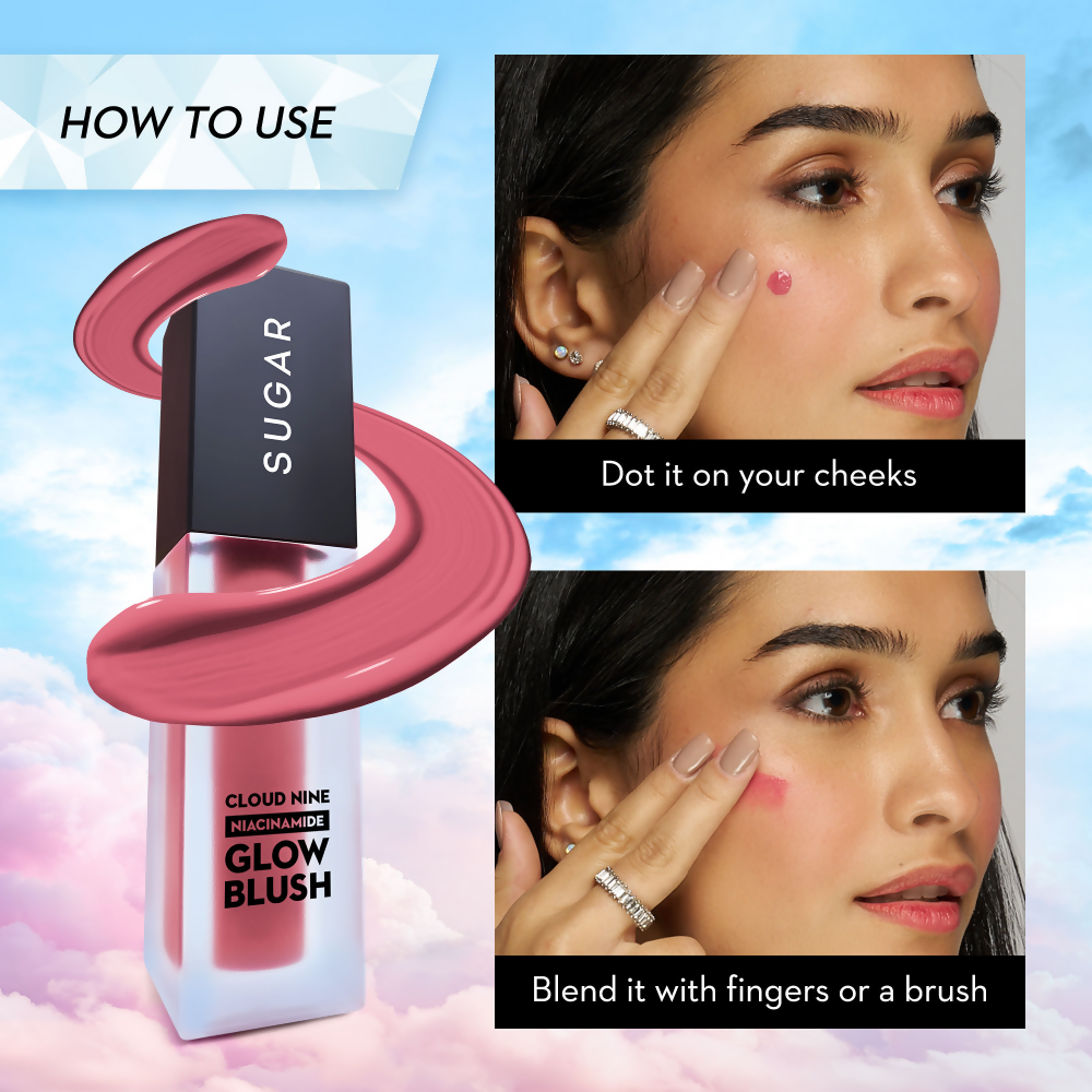 SUGAR Cloud Nine Niacinamide Glow Blush - 04 Candy Pink