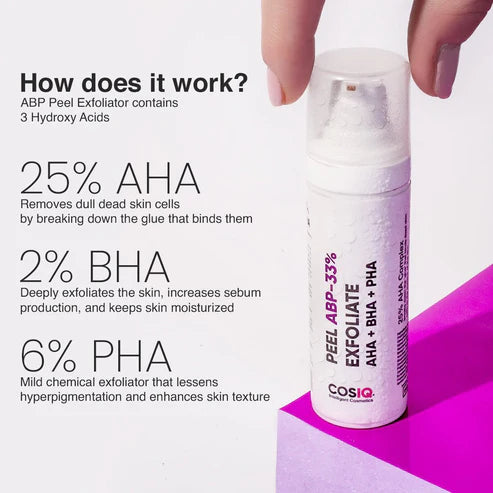 COSIQ ABP-33% Strong Exfoliating Peeling Solution