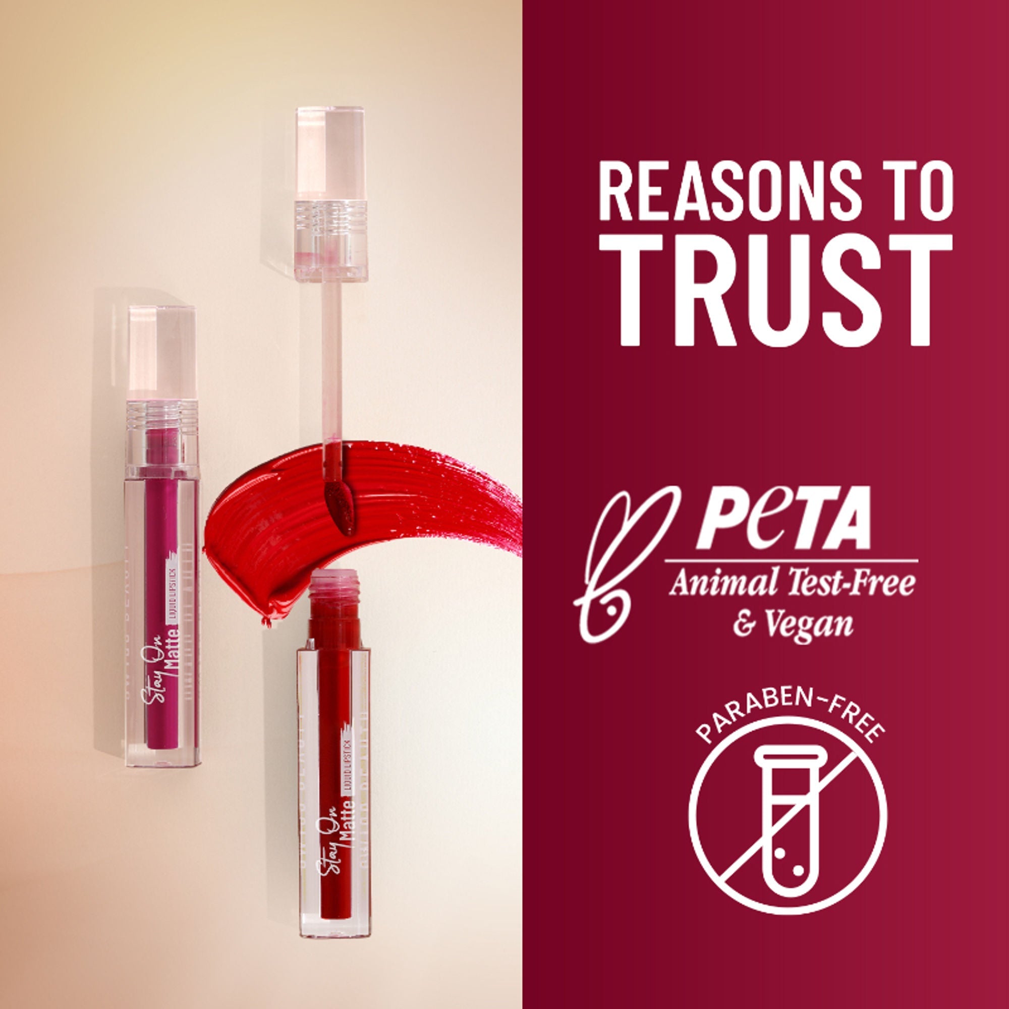Swiss Beauty Stay On Matte Liquid Lipstick - 11 Raw Plum