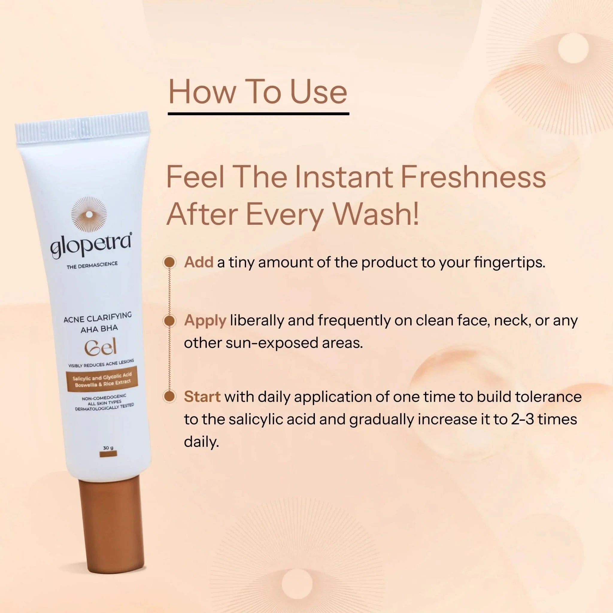 Glopetra Acne Clarifying Aha Bha Gel