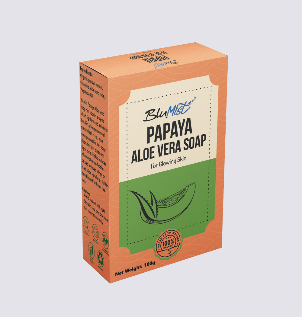 Blulife PAPAYA ALOE VERA SOAP