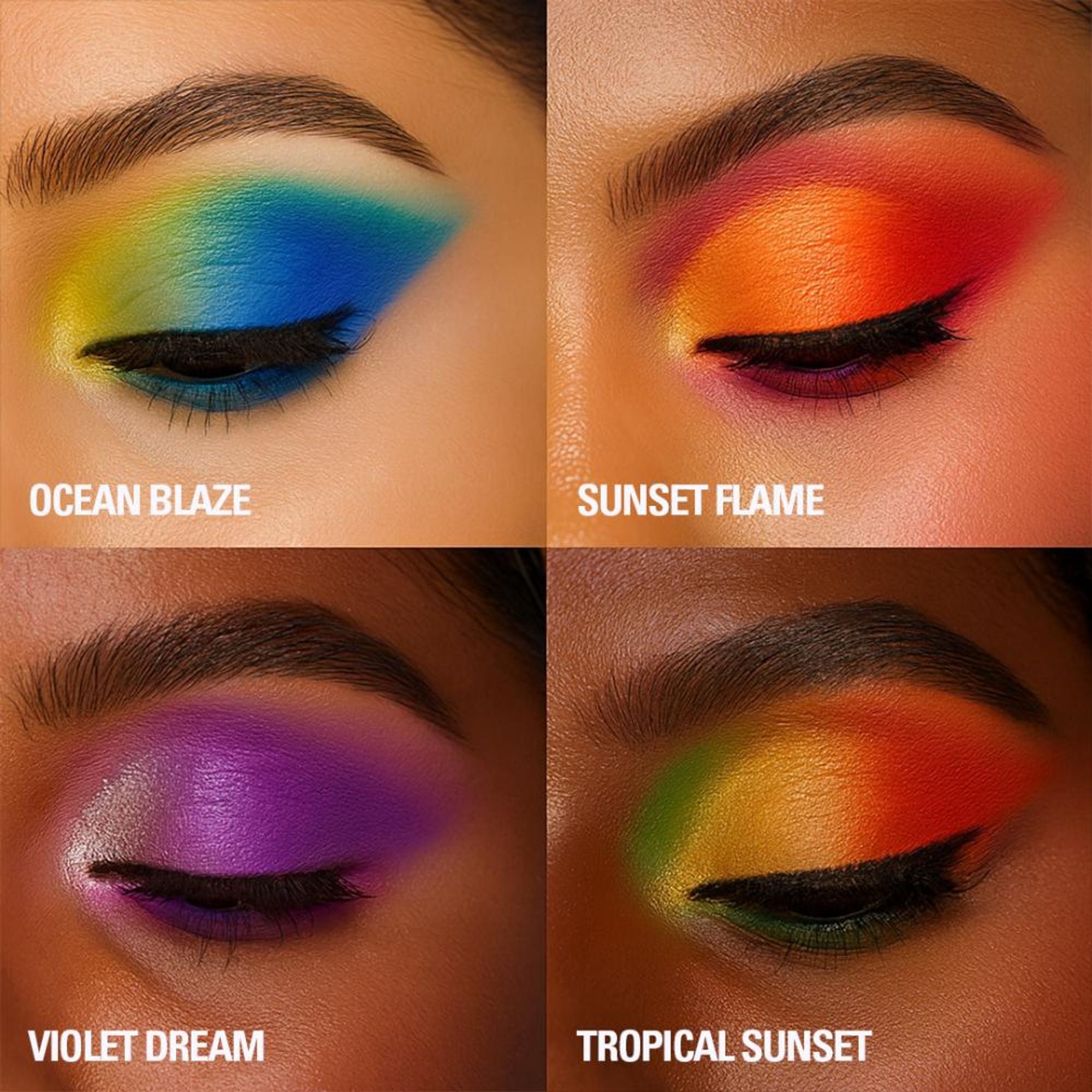 Makeup Revolution Forever Flawless Eyeshadow Palette-18 Smooth & Rich Shade - Bird of Paradise