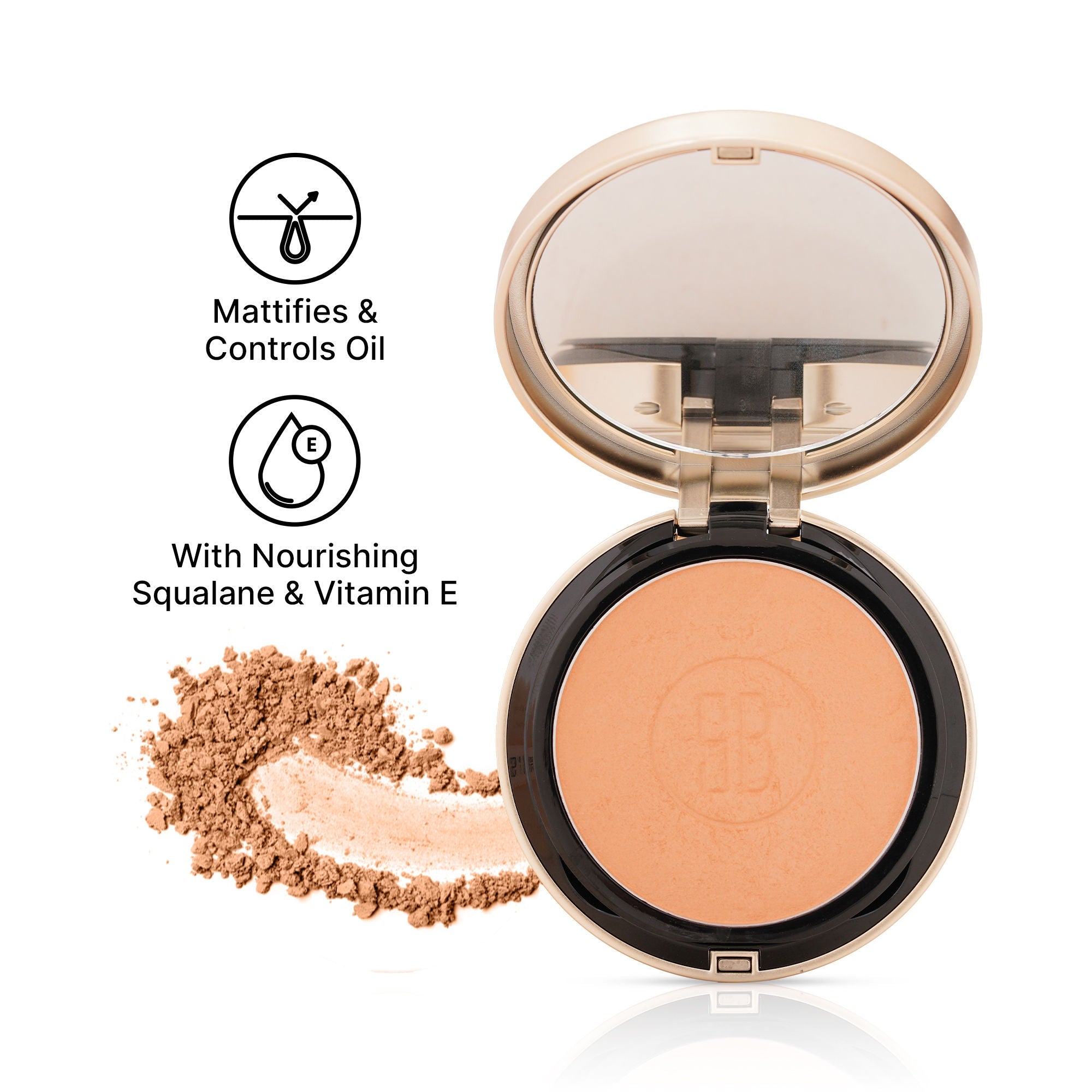 Swiss Beauty Born To Last 3-In-1 Skin Perfection Compact With Vitamin E - 3. Amber Haze