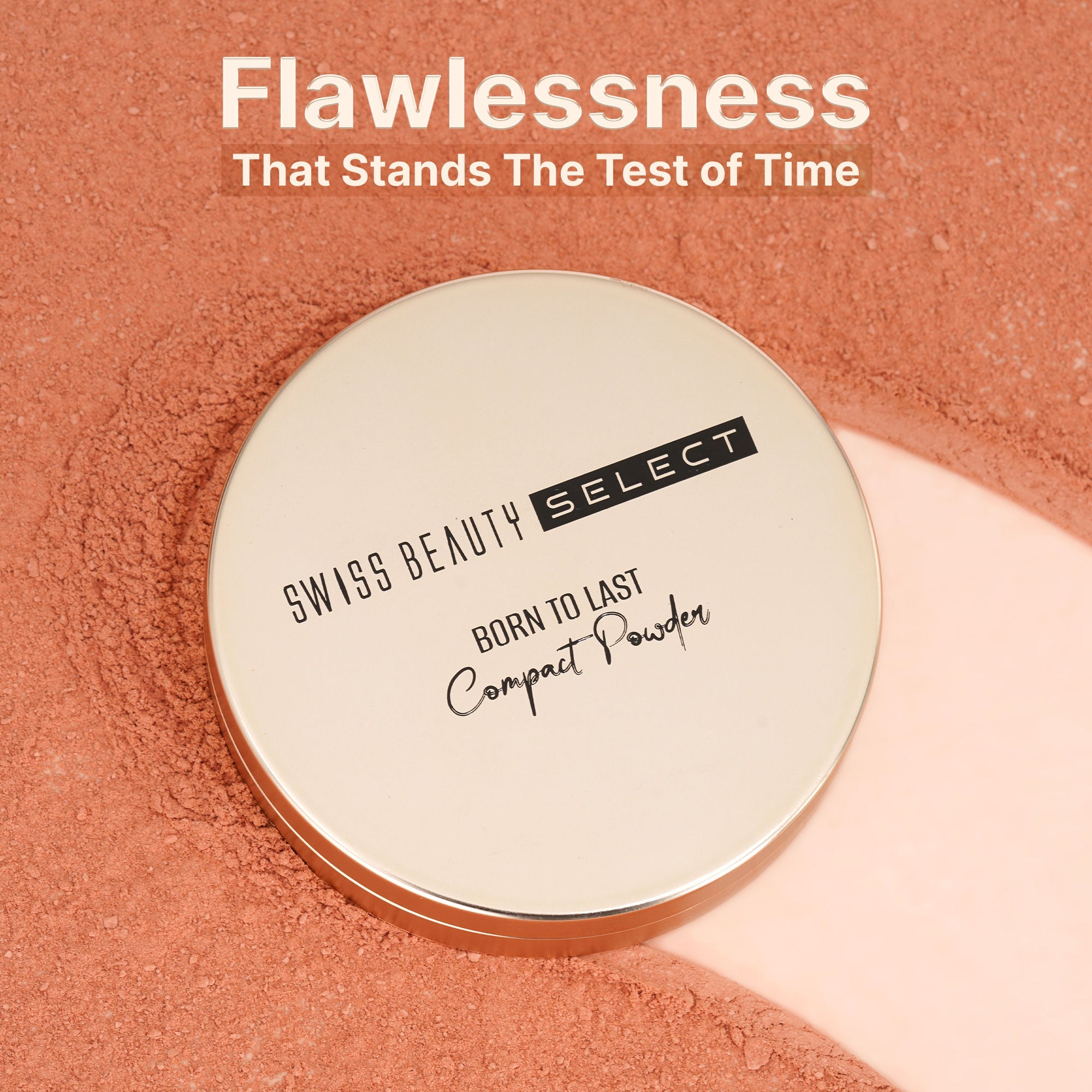 Swiss Beauty Born To Last 3-In-1 Skin Perfection Compact With Vitamin E - 4. Bronze Dusk