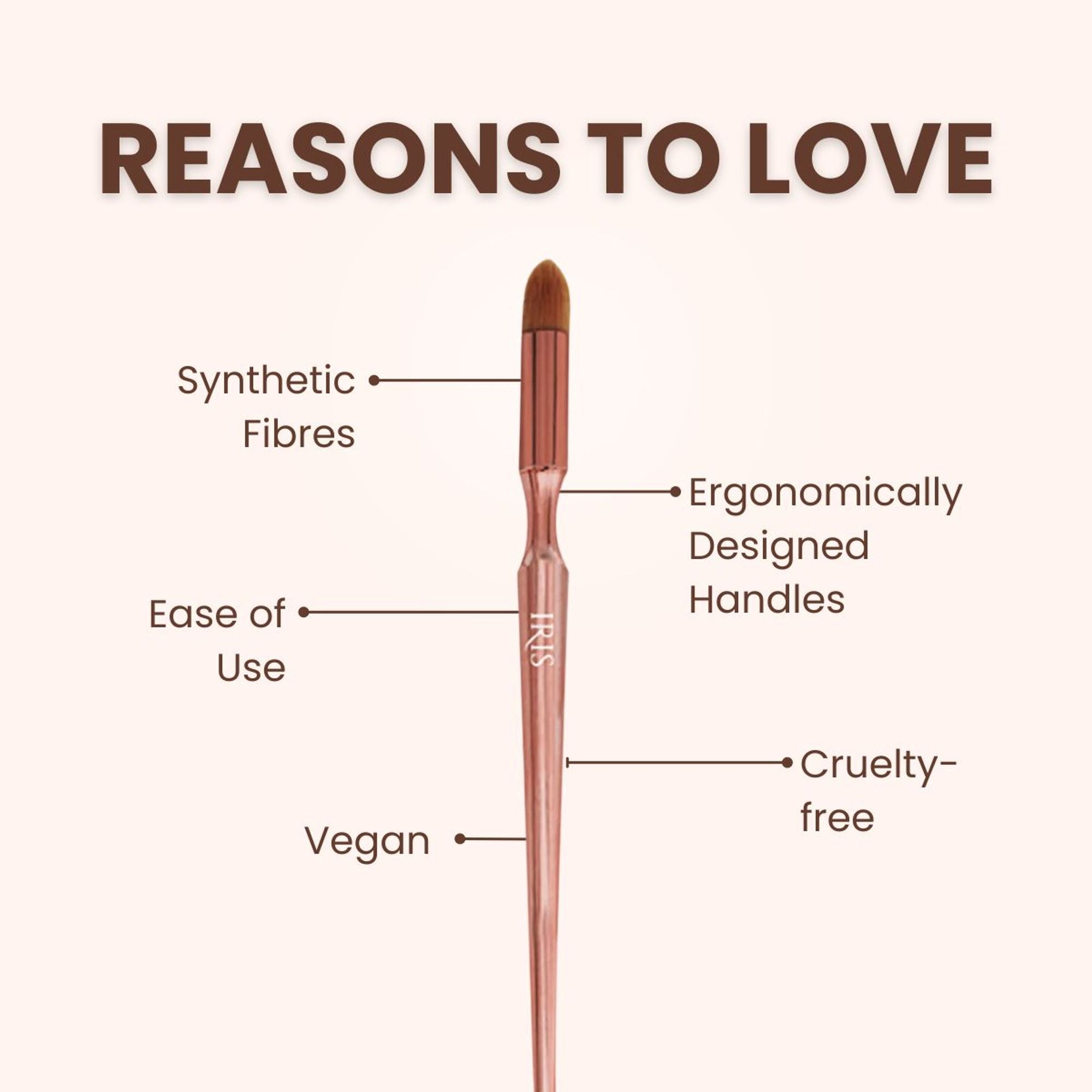 IRIS COSMETICS Luminous HD Precision Highlight Brush