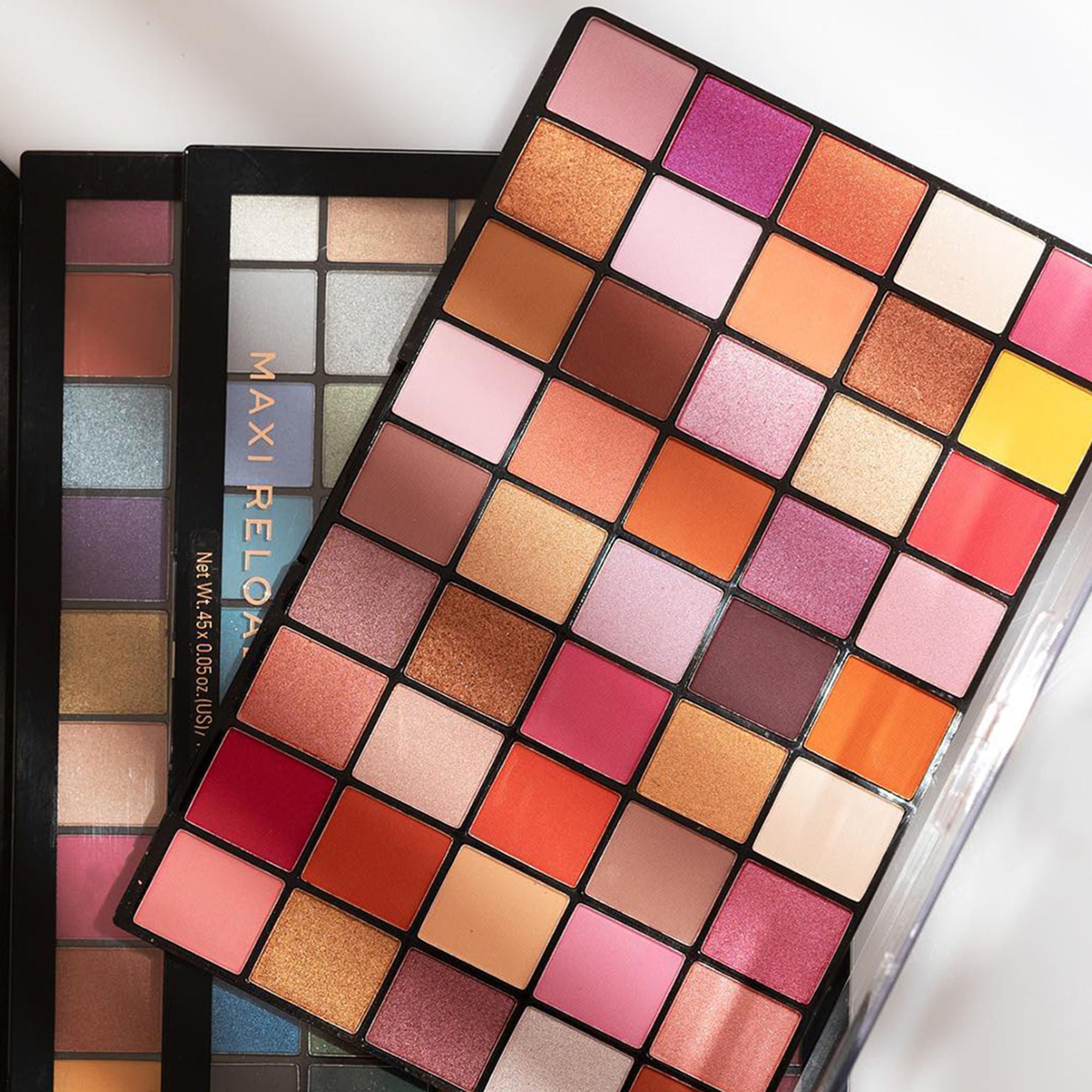 Makeup Revolution Maxi Reloaded Eyeshadow Palette - 45 Shades-Shimmer & Easy Blendable - Big Big Love