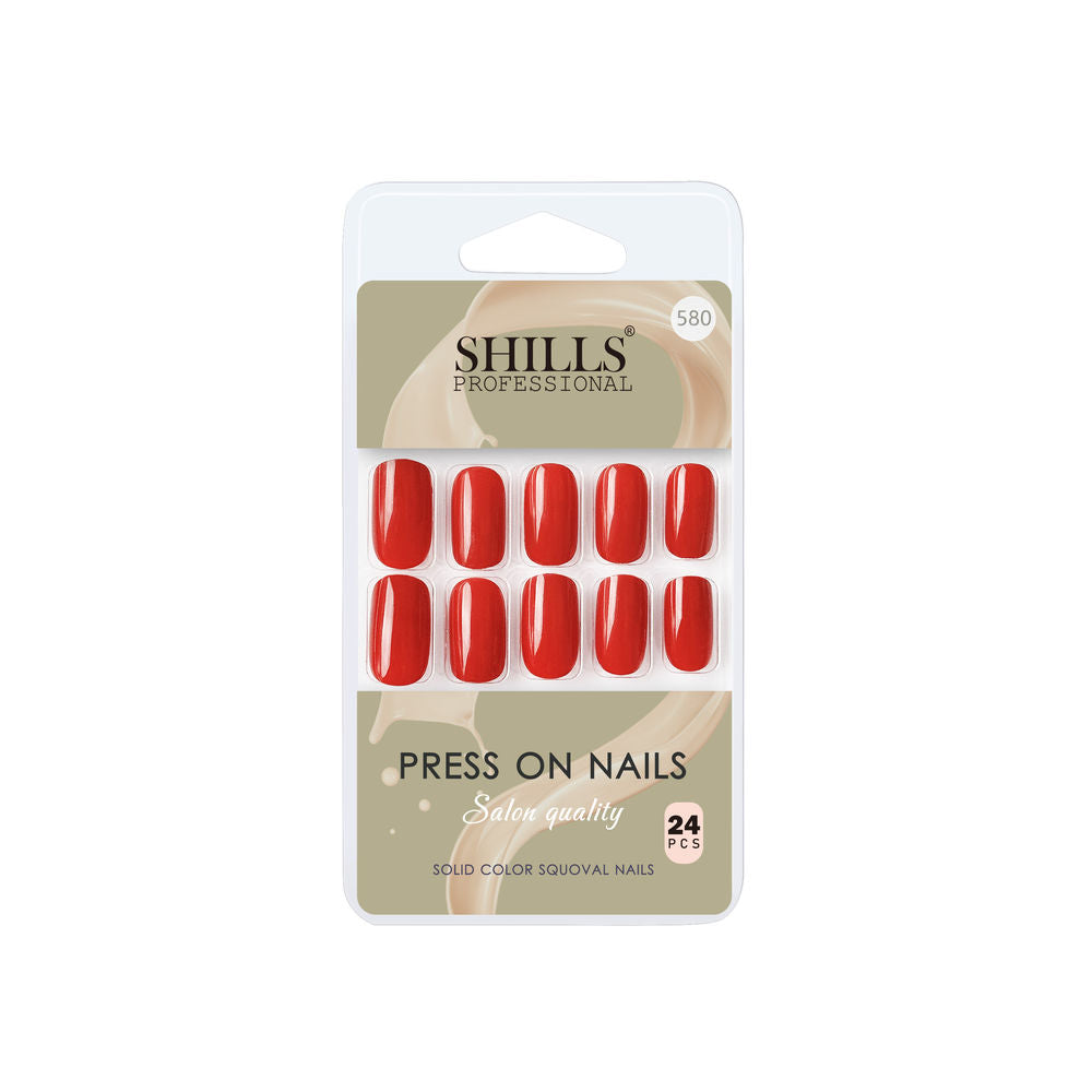 Shills Professional Reusable Press On Nails Square - SPN580