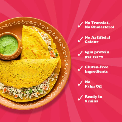 Gladful Ragi Dosa and Amaranth Dosa - Pack of 2