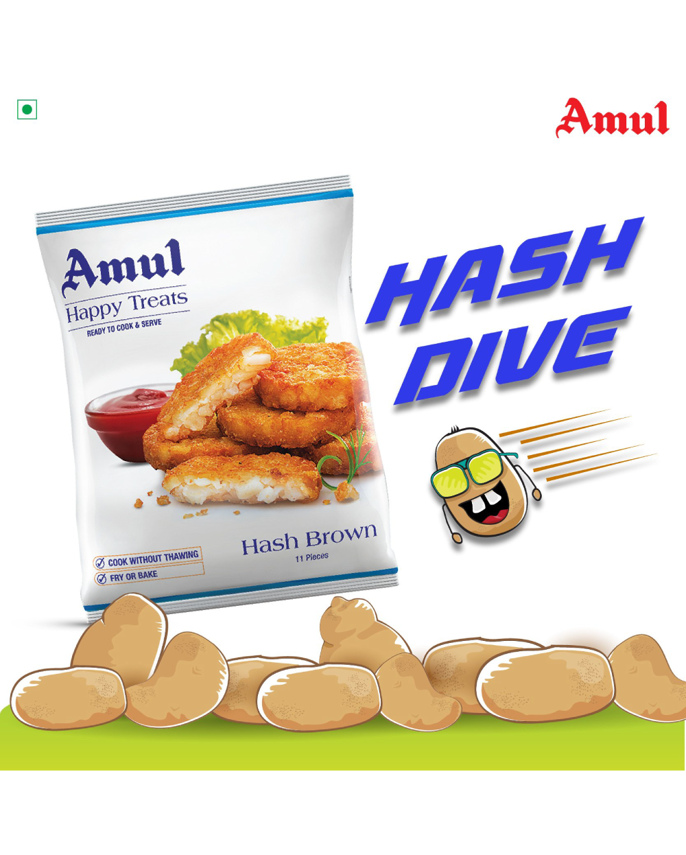 Amul Hash brown