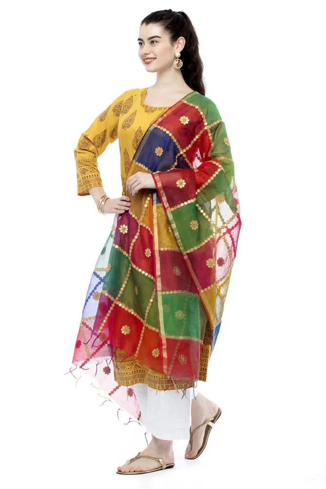 Mominos Fashion Multi Gota Box Dupatta