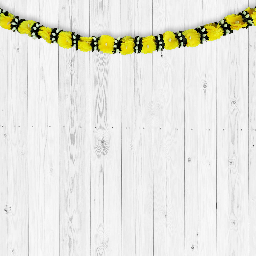 Yellow Marigold Jasmine Artificial Garland