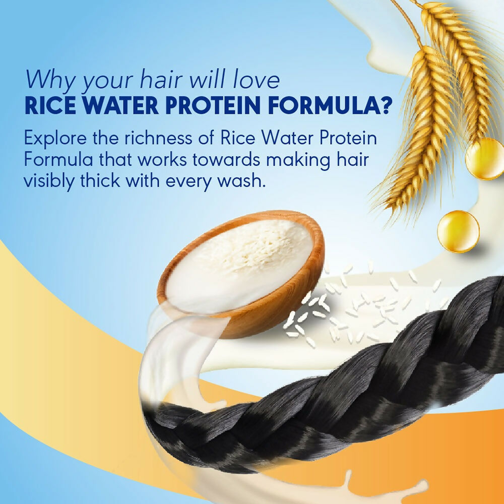 Clinic Plus With Rice Water Protein + Vitamin-E Strong & Thick Shampoo