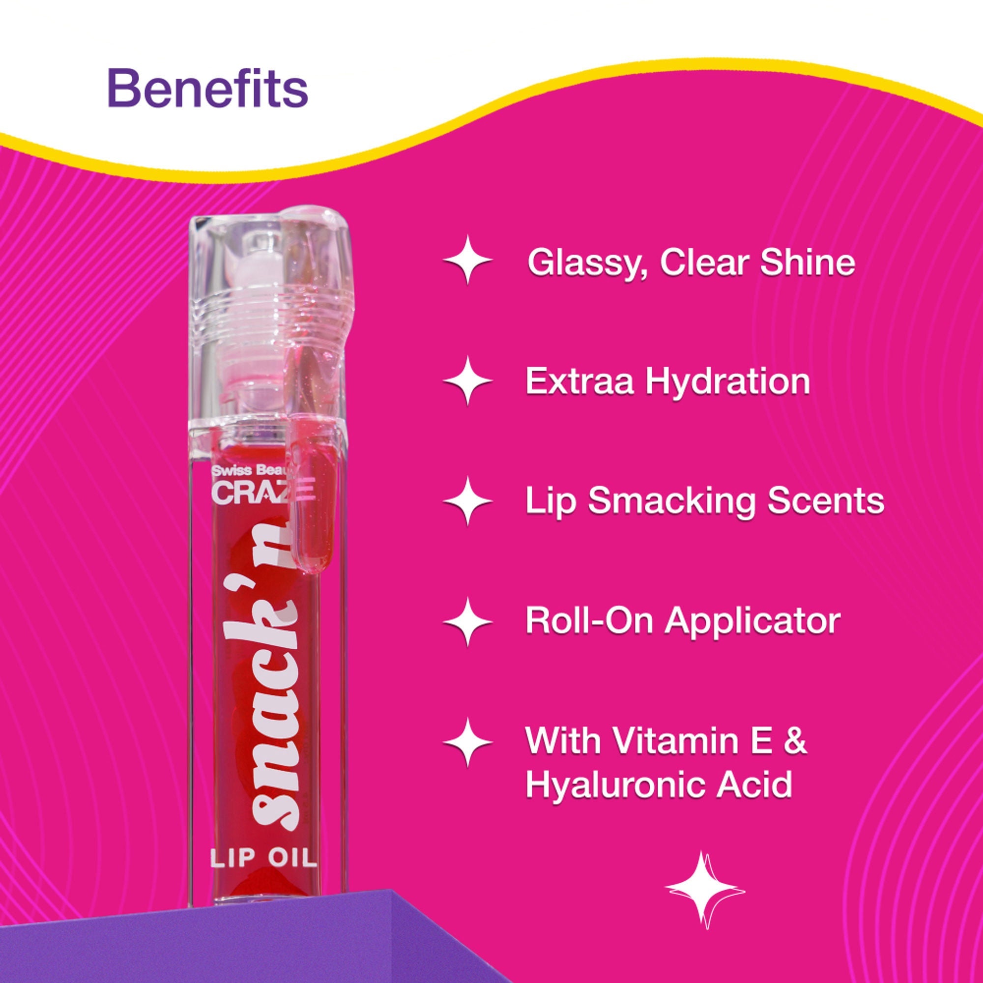 Swiss Beauty Craze Snack'N Nourishing Lip Oil - 4. Pumpkin Pie