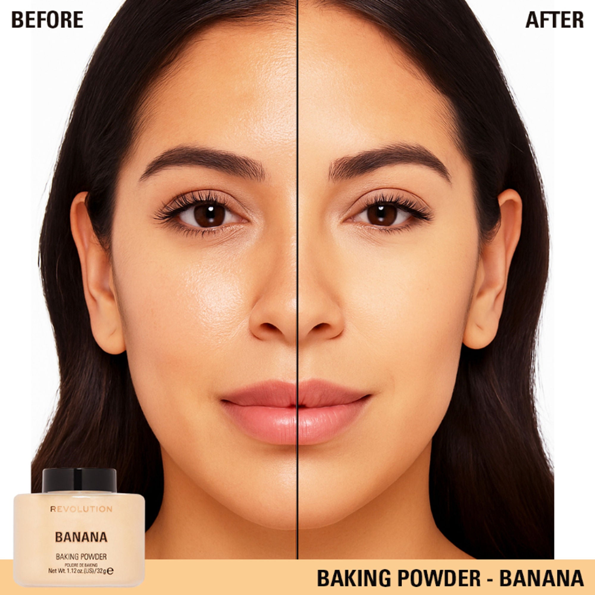Makeup Revolution Loose Baking Powder - Banana