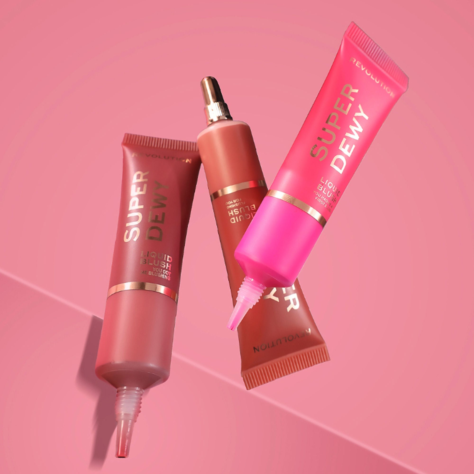 Makeup Revolution Superdewy Liquid Blusher - Ultra Pigmented-Dewy & Radiant Formula You Had Me At First Blush - You Had Me At First Blush