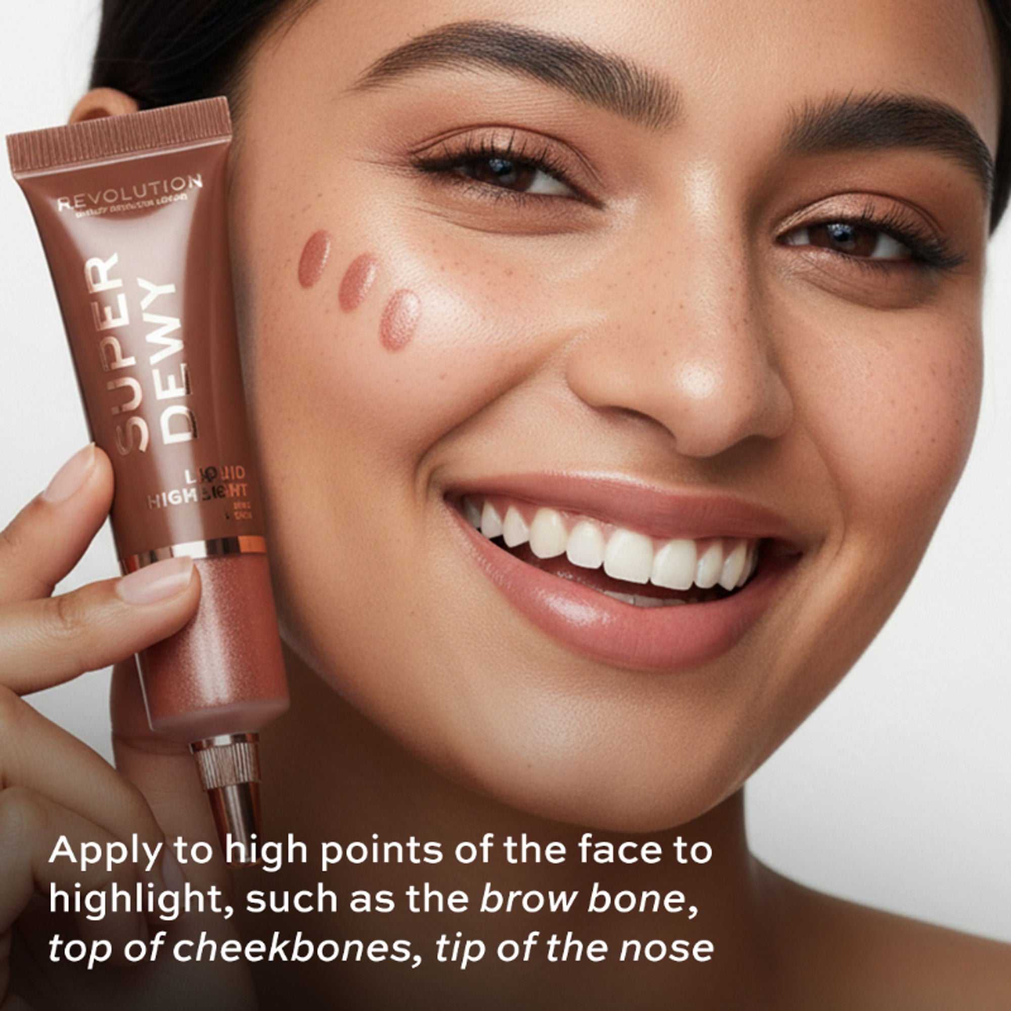 Makeup Revolution Superdewy Liquid Highlighter - Pink Light