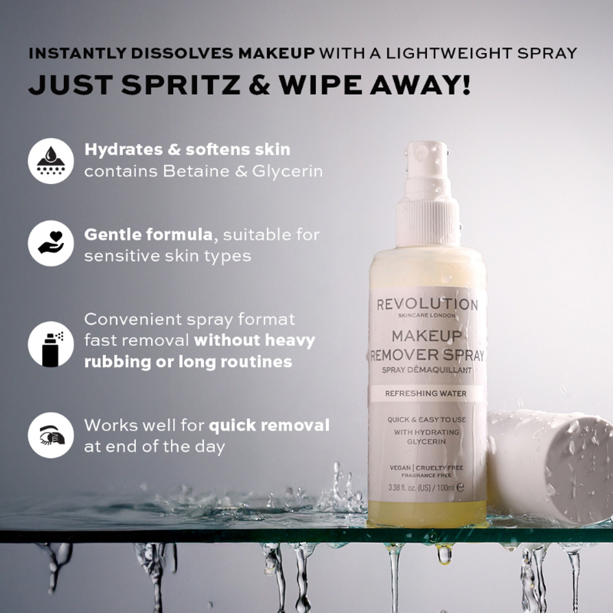 Makeup Revolution Skincare Make Up Removal Spray