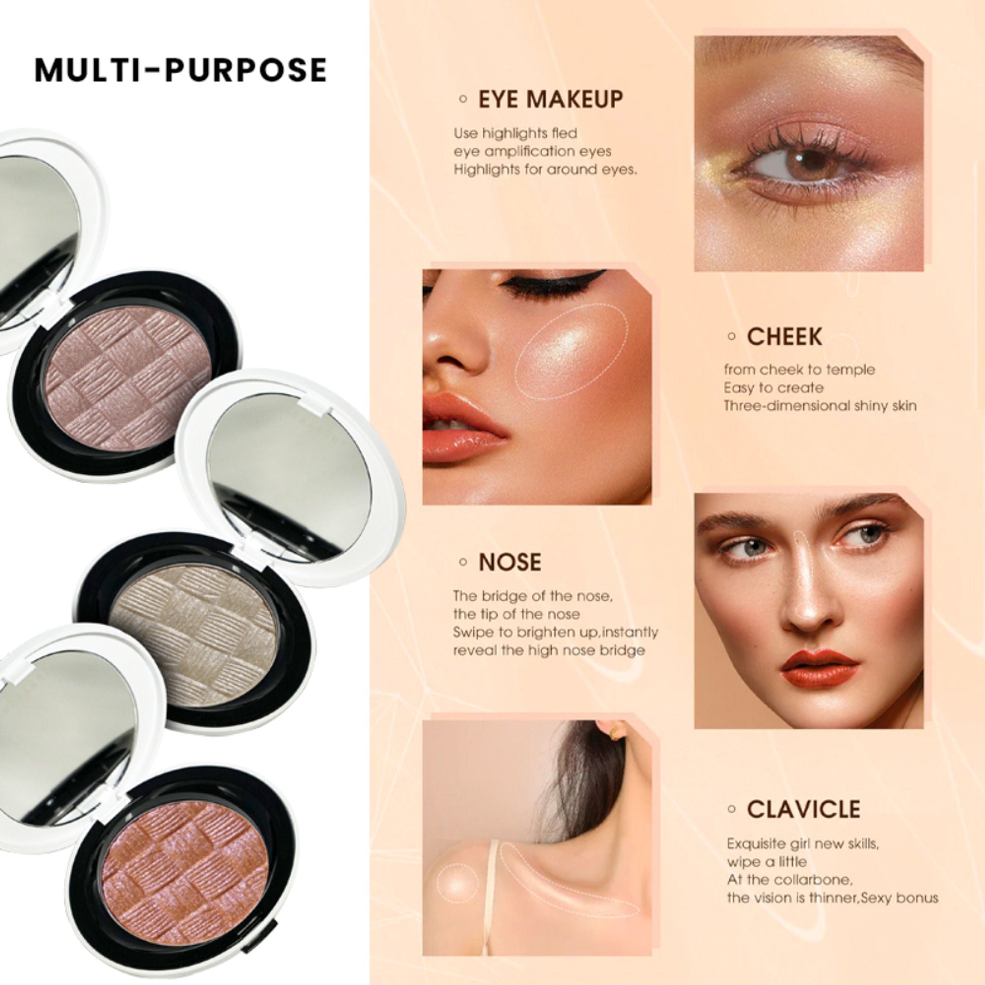 Shopaarel Metallic Glow Highlighter - Party Girl