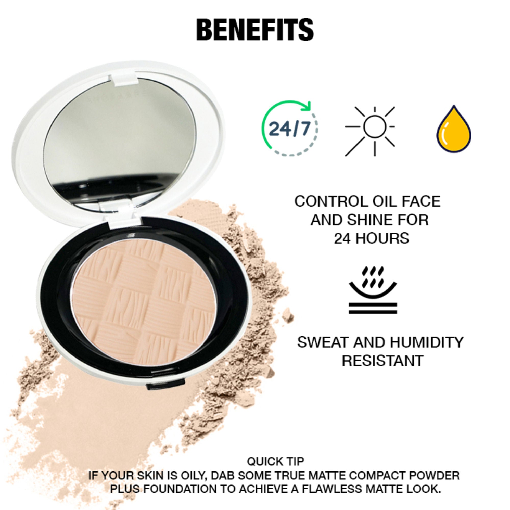 Shopaarel True Matte Comapct Powder - 3