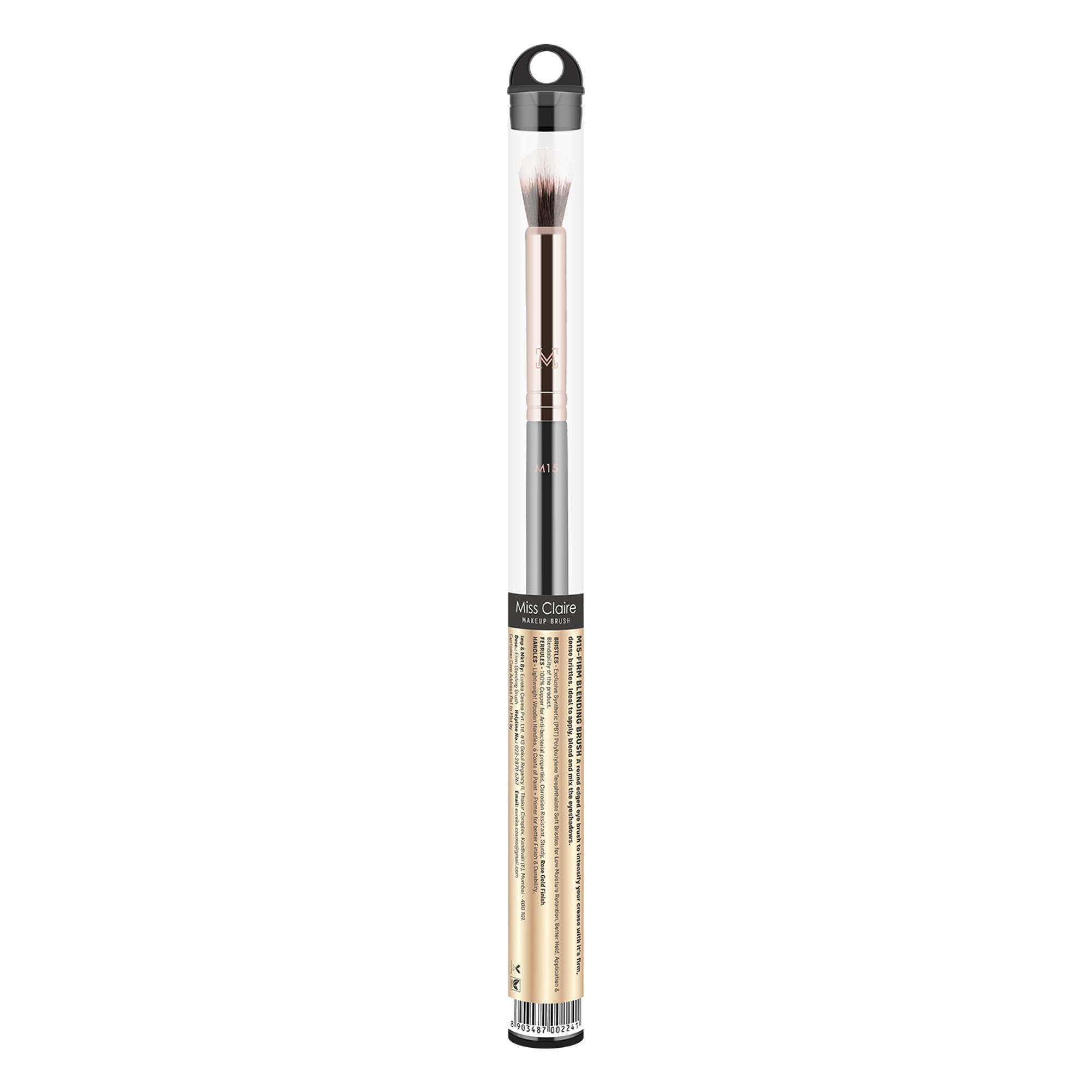 Miss Claire M15 - Firm Blending Brush - Rose Gold