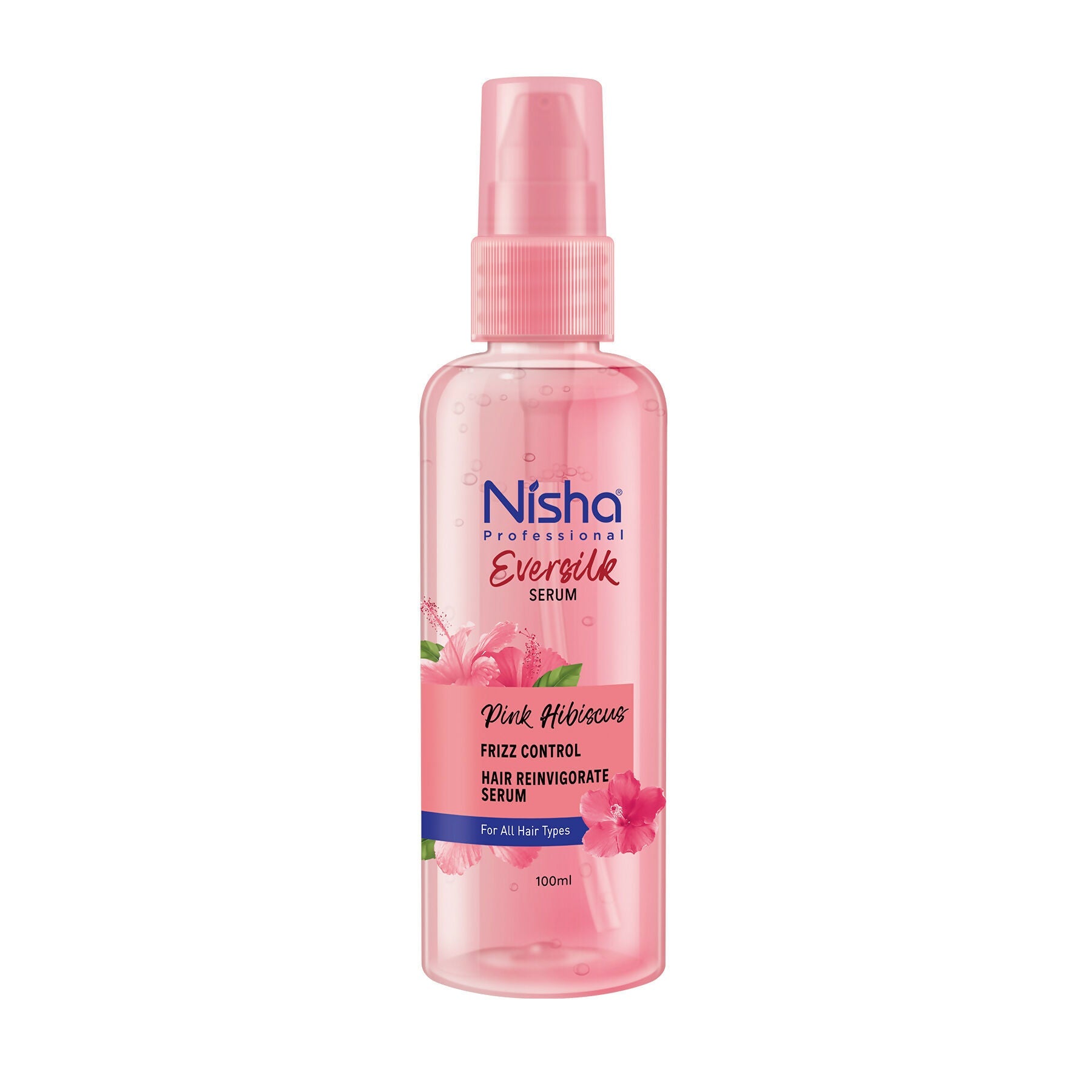 Nisha Hair Serum Eversilk Pink Hibiscus Serum