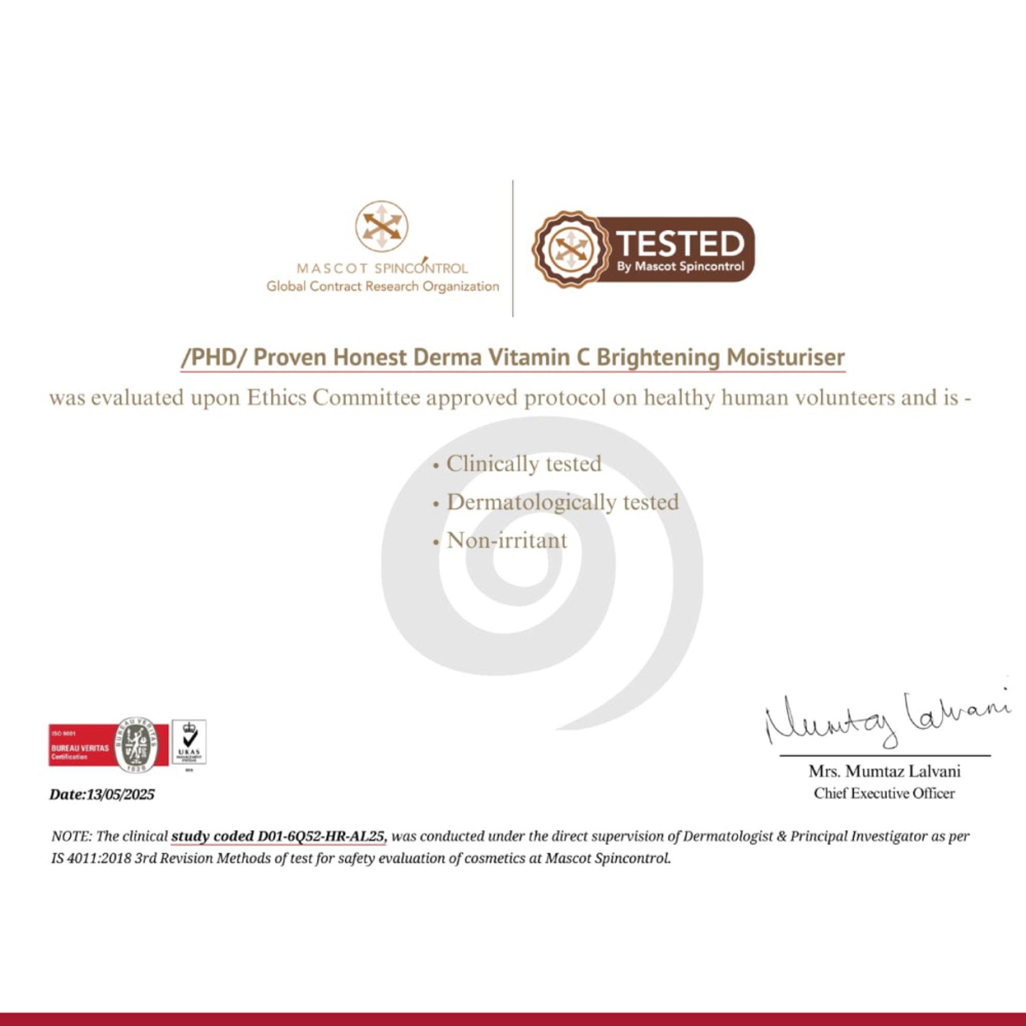 Proven Honest Derma (PHD) Vitamin C Brightening Moisturizer