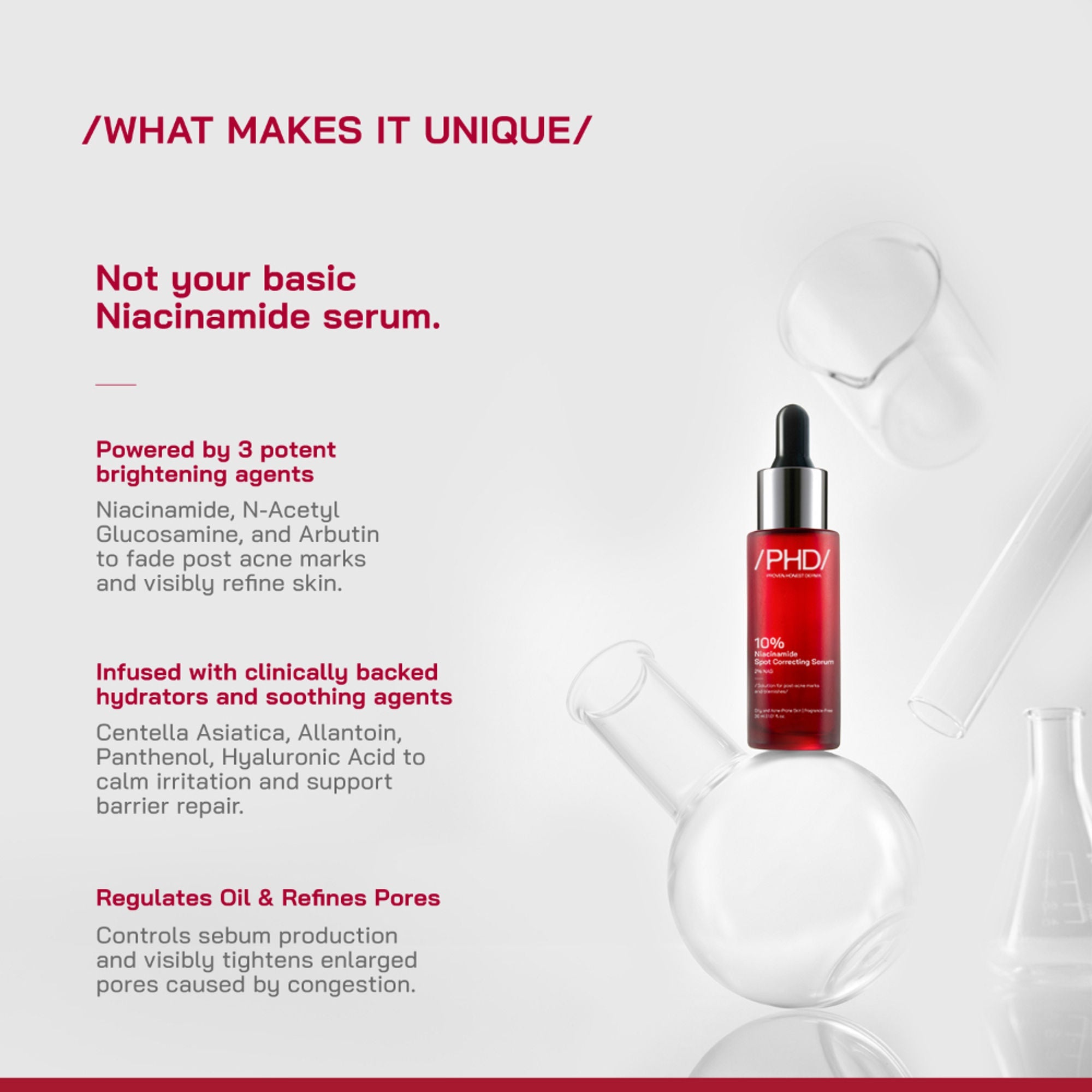 Proven Honest Derma (PHD) 10% Niacinamide Spot Correcting Serum