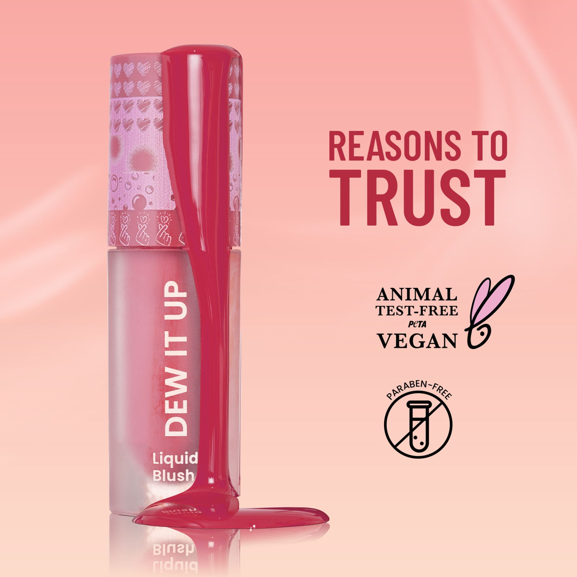 Swiss Beauty Dew It Up Liquid Blush - 1 Peach Fuzz