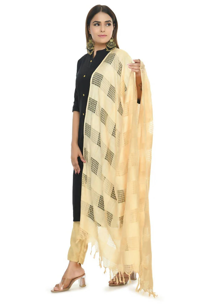 Mominos Fashion Golden Window Dupatta