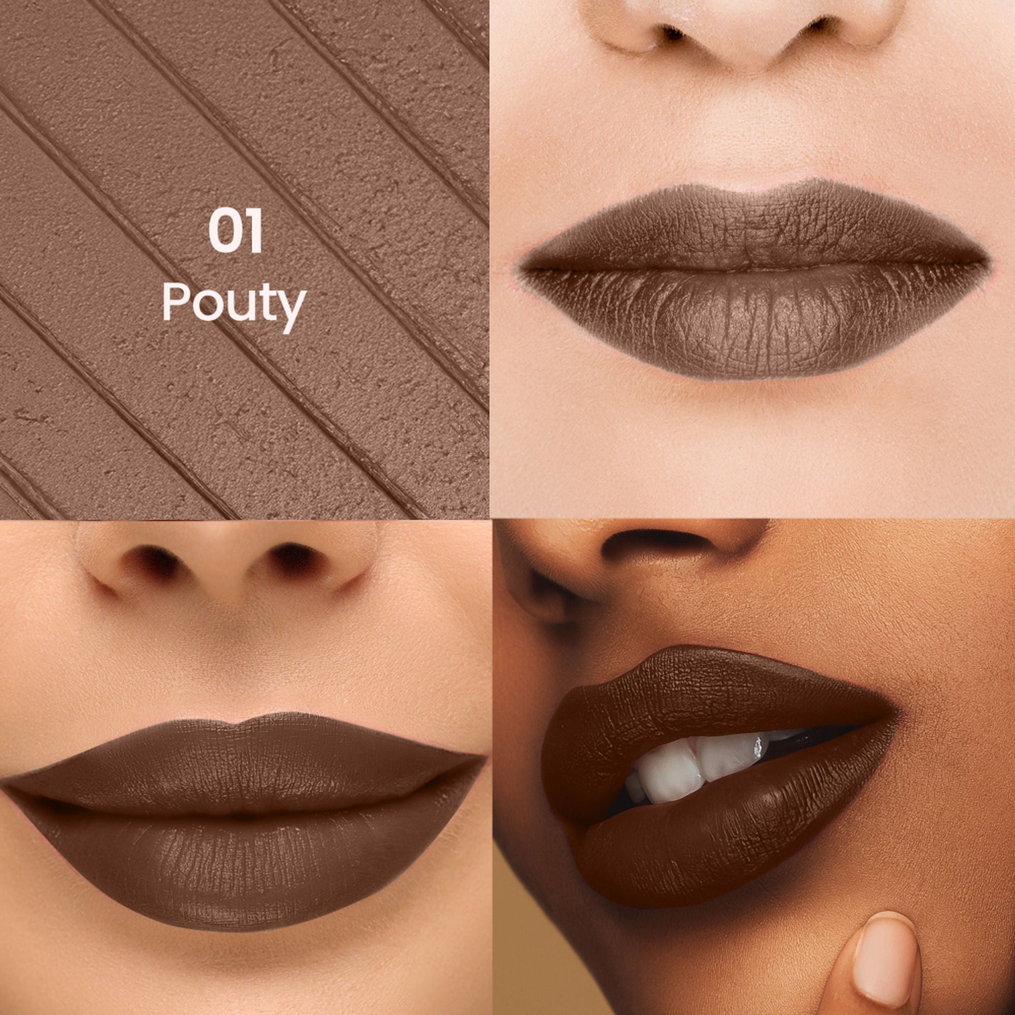 Swiss Beauty Stay All Day Lipstick - 01 Pouty