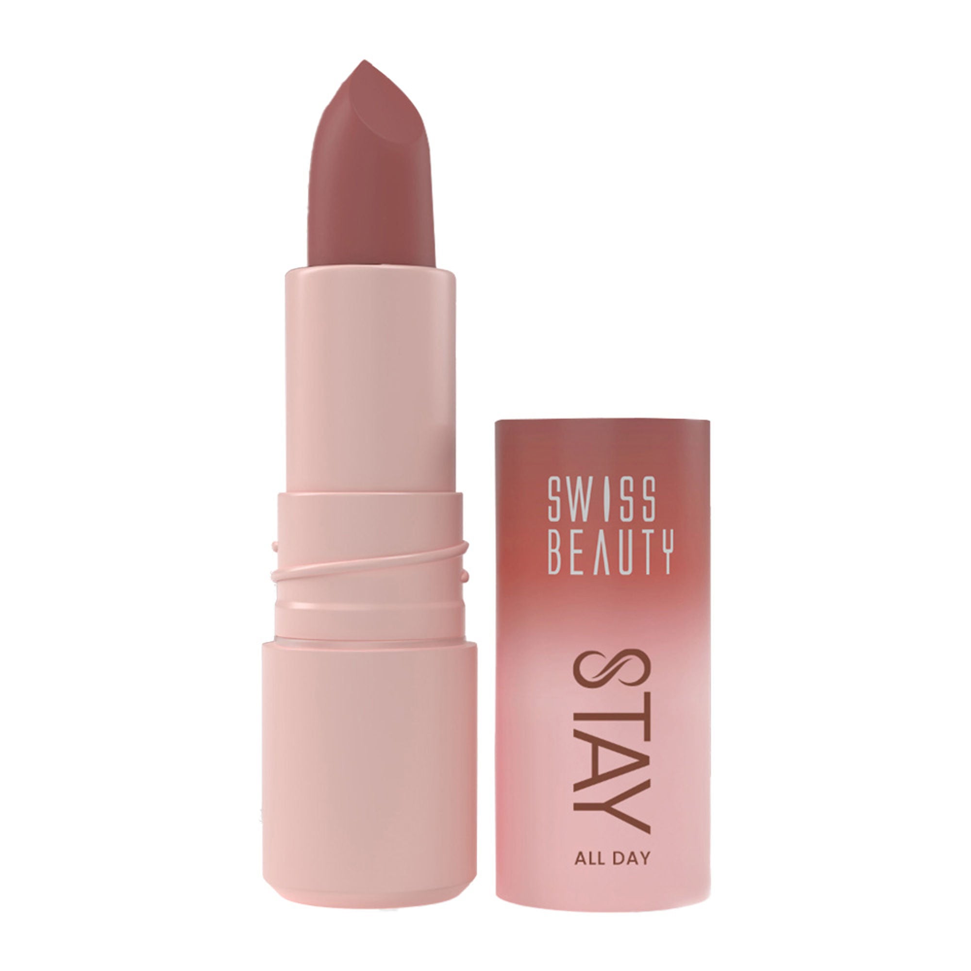 Swiss Beauty Stay All Day Lipstick - 01 Pouty
