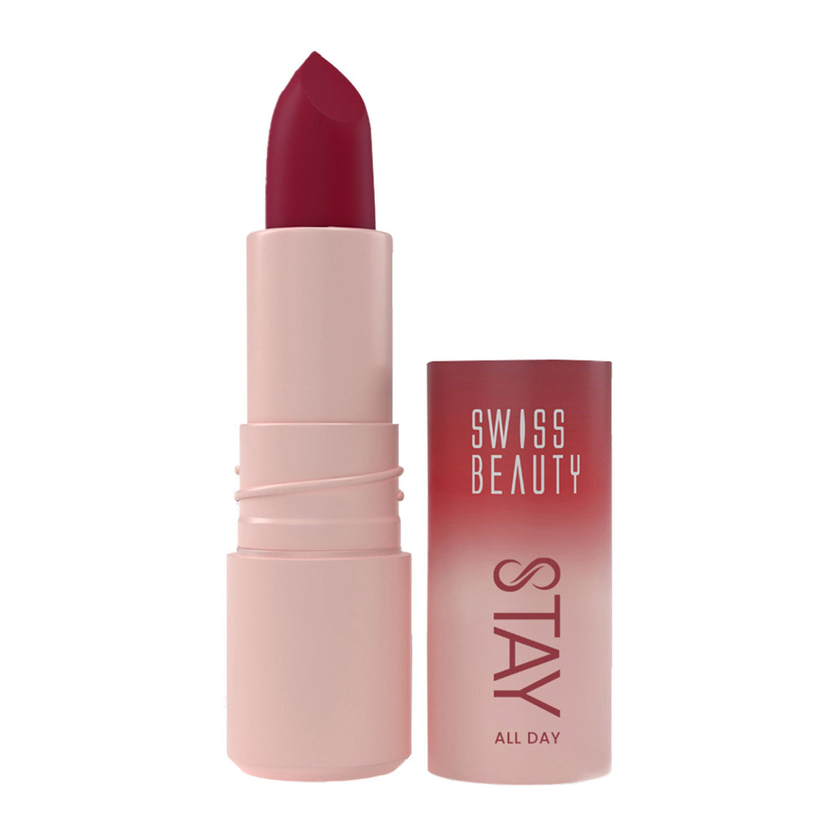 Swiss Beauty Stay All Day Lipstick - 04 Fancy