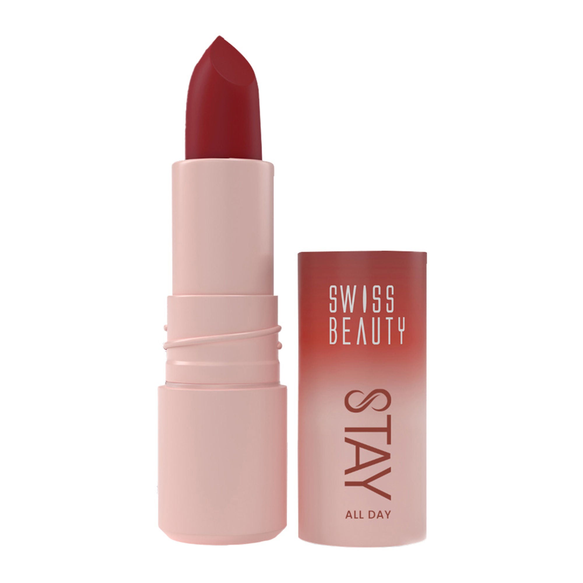 Swiss Beauty Stay All Day Lipstick - 05 Bossy