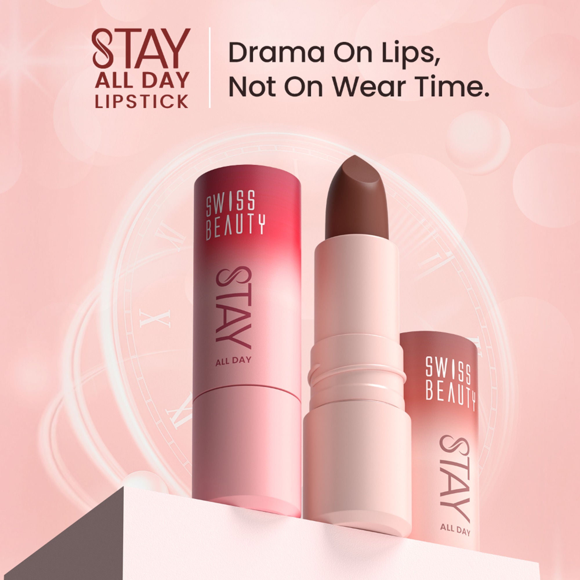 Swiss Beauty Stay All Day Lipstick - 07 Sassy