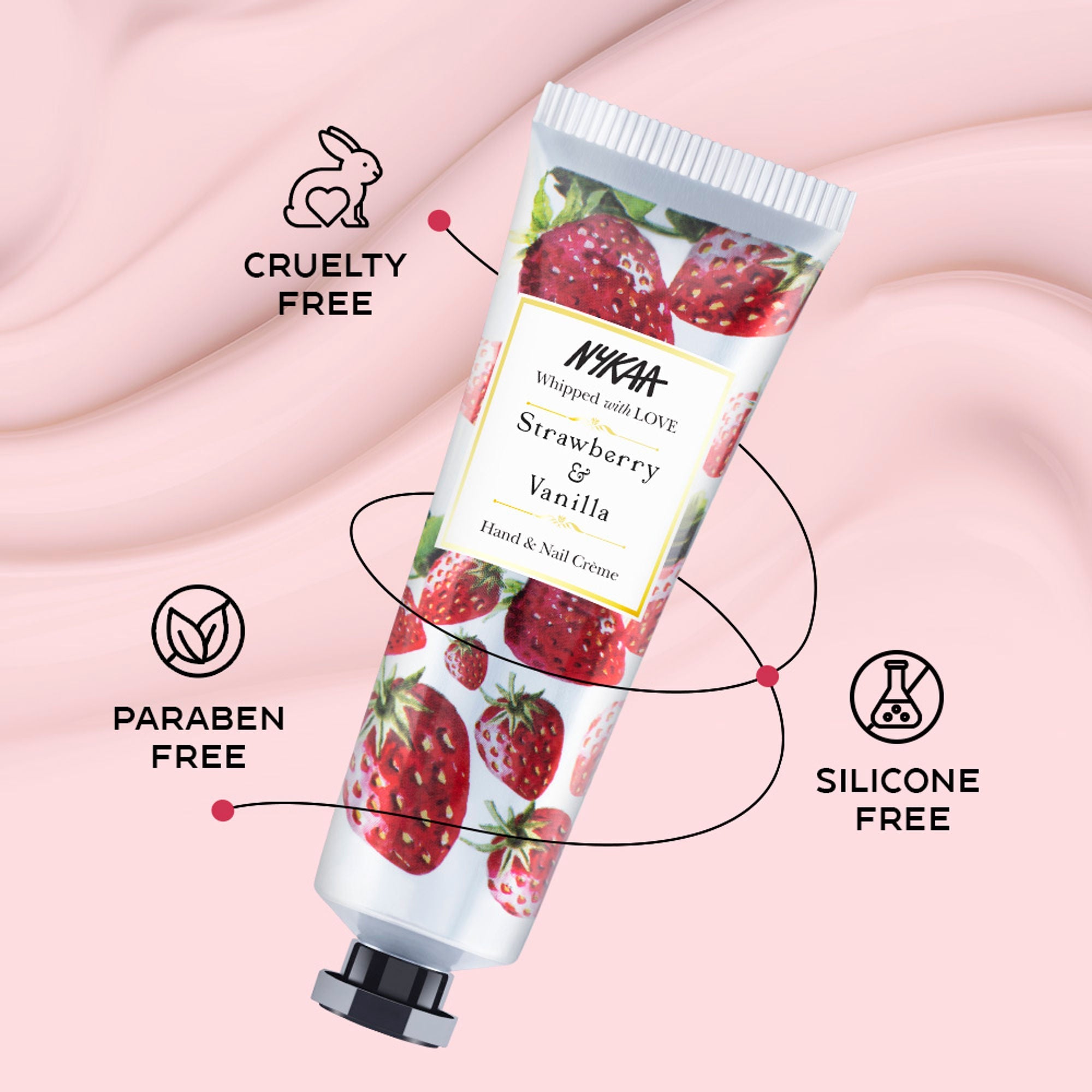Wanderlust Hand & Nail Creme - Strawberry & Vanilla