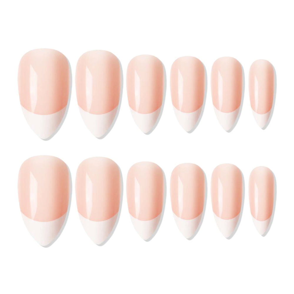 Shills Professional Reusable Press On Nails French Almond - SPN742
