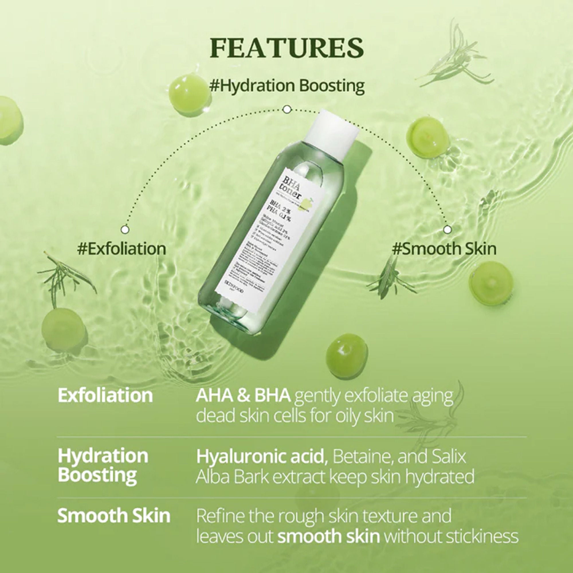Skinfood Shine Muscat Bha Toner