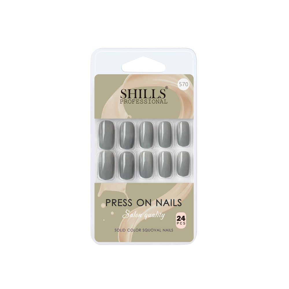 Shills Professional Reusable Press On Nails Square - SPN570